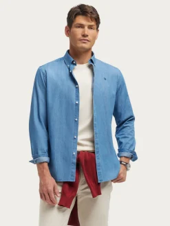 Hombre Alvaro Moreno CAMISA DENIM B.DOWN