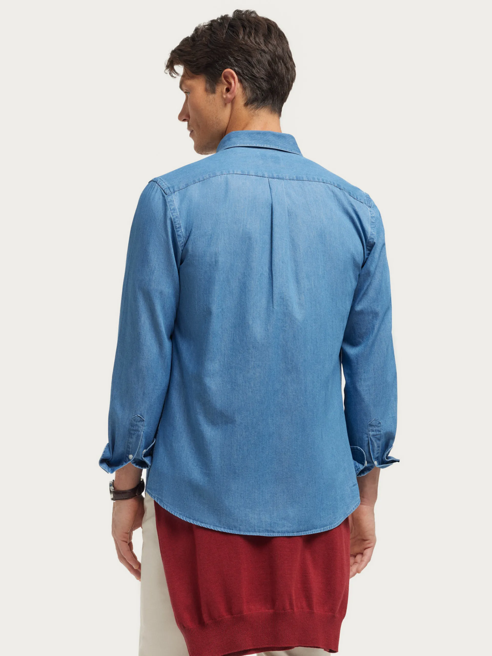 Hombre Alvaro Moreno CAMISA DENIM B.DOWN