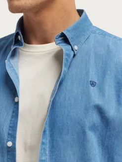 Hombre Alvaro Moreno CAMISA DENIM B.DOWN