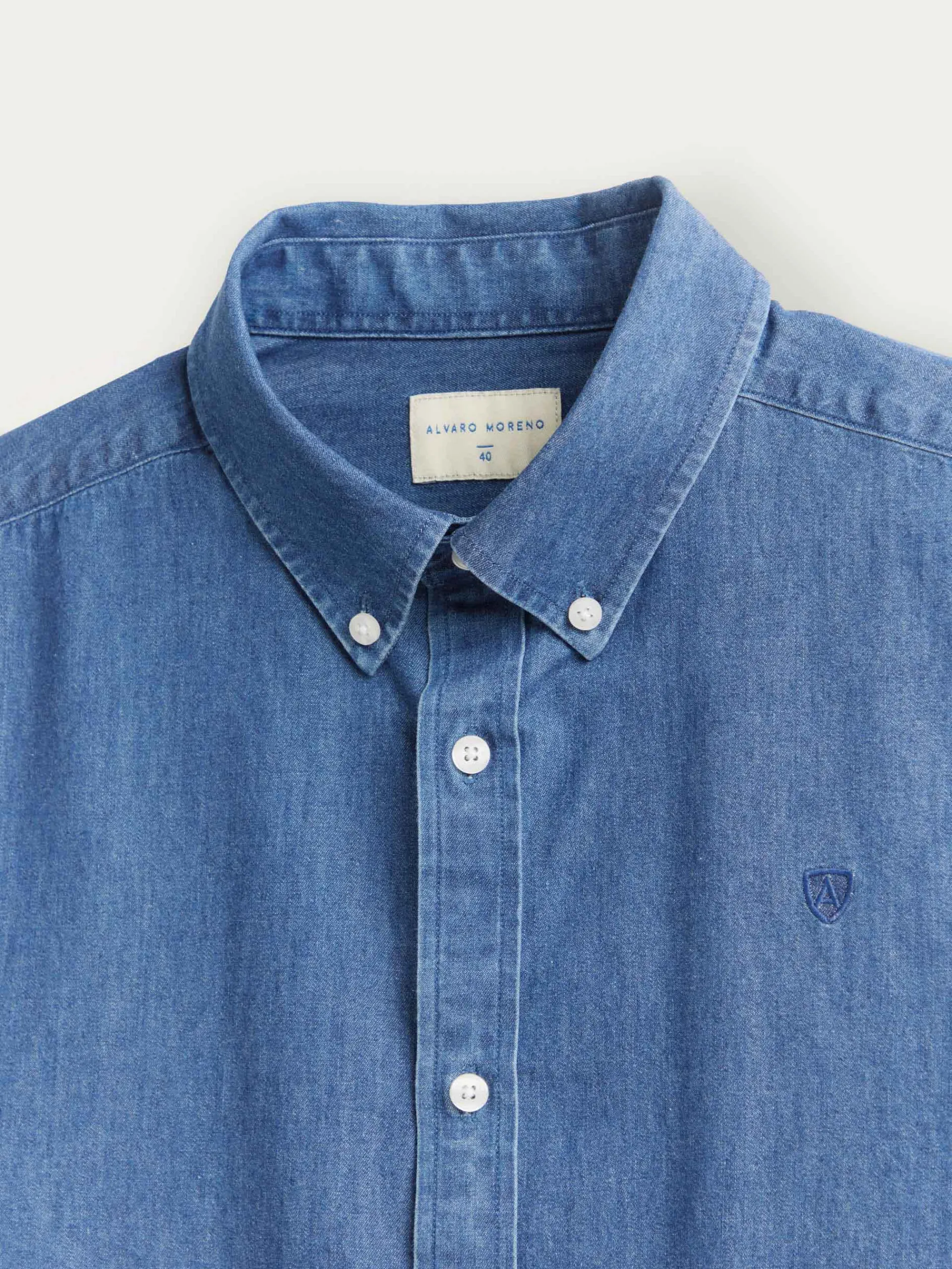 Hombre Alvaro Moreno CAMISA DENIM B.DOWN
