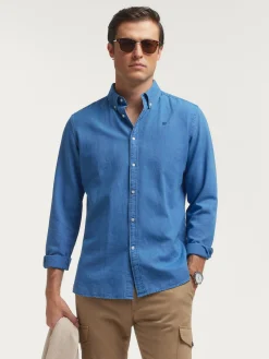 Hombre Alvaro Moreno CAMISA DENIM OXFORD