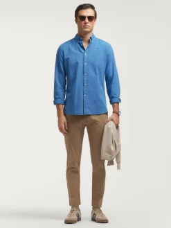 Hombre Alvaro Moreno CAMISA DENIM OXFORD