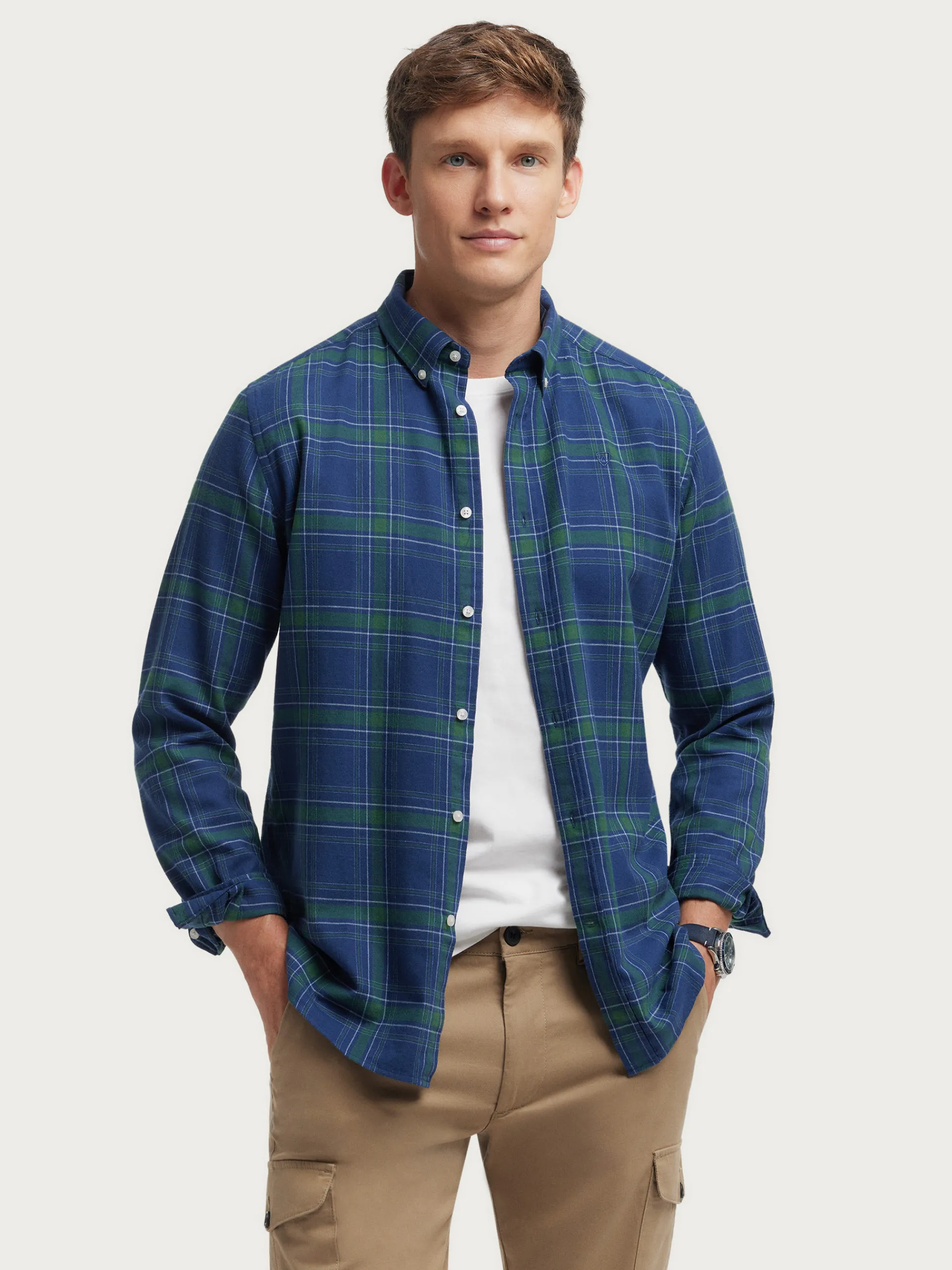 Hombre Alvaro Moreno CAMISA FLANNEL TARTAN