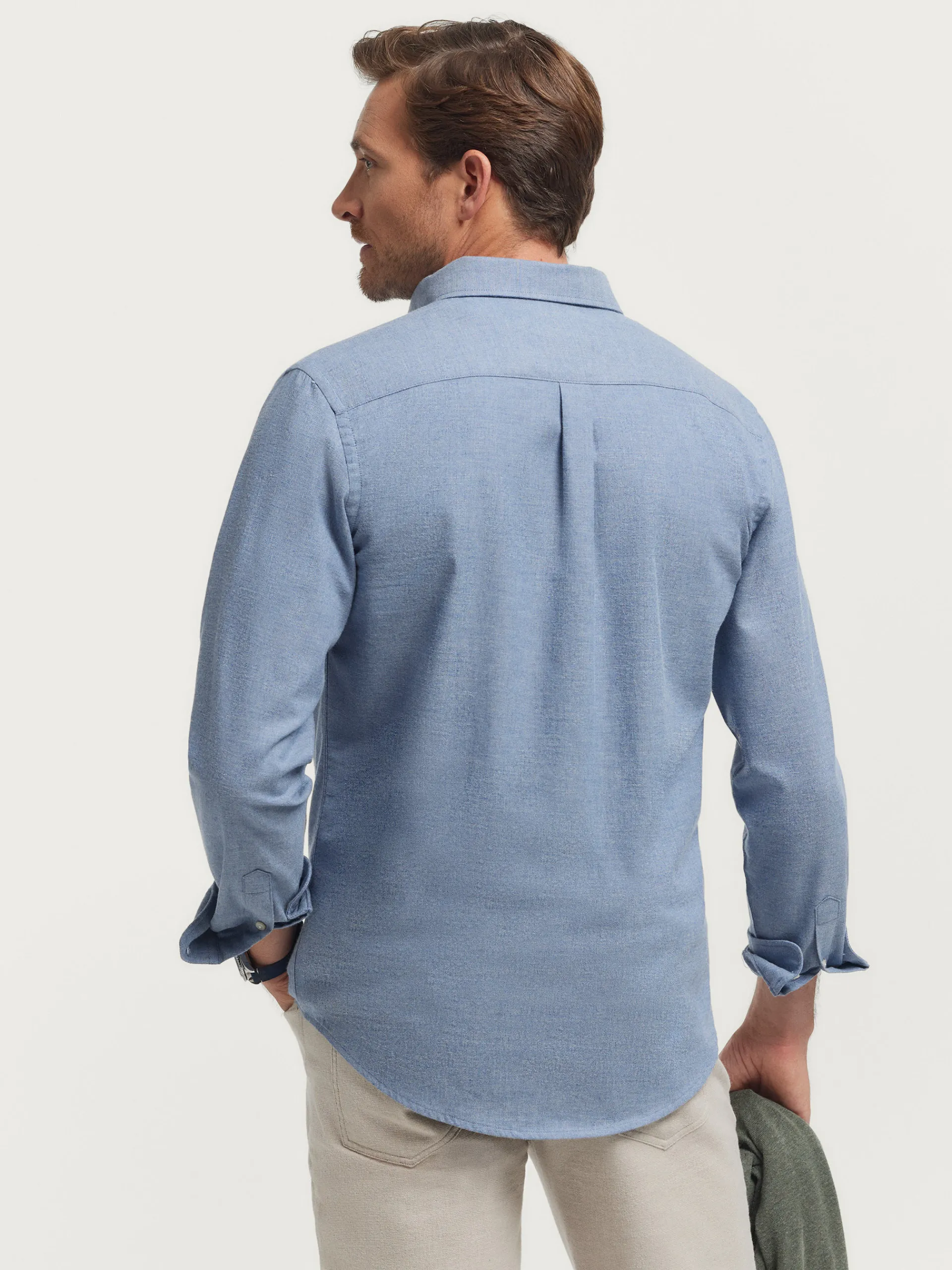 Hombre Alvaro Moreno CAMISA FLANNEL TWILL