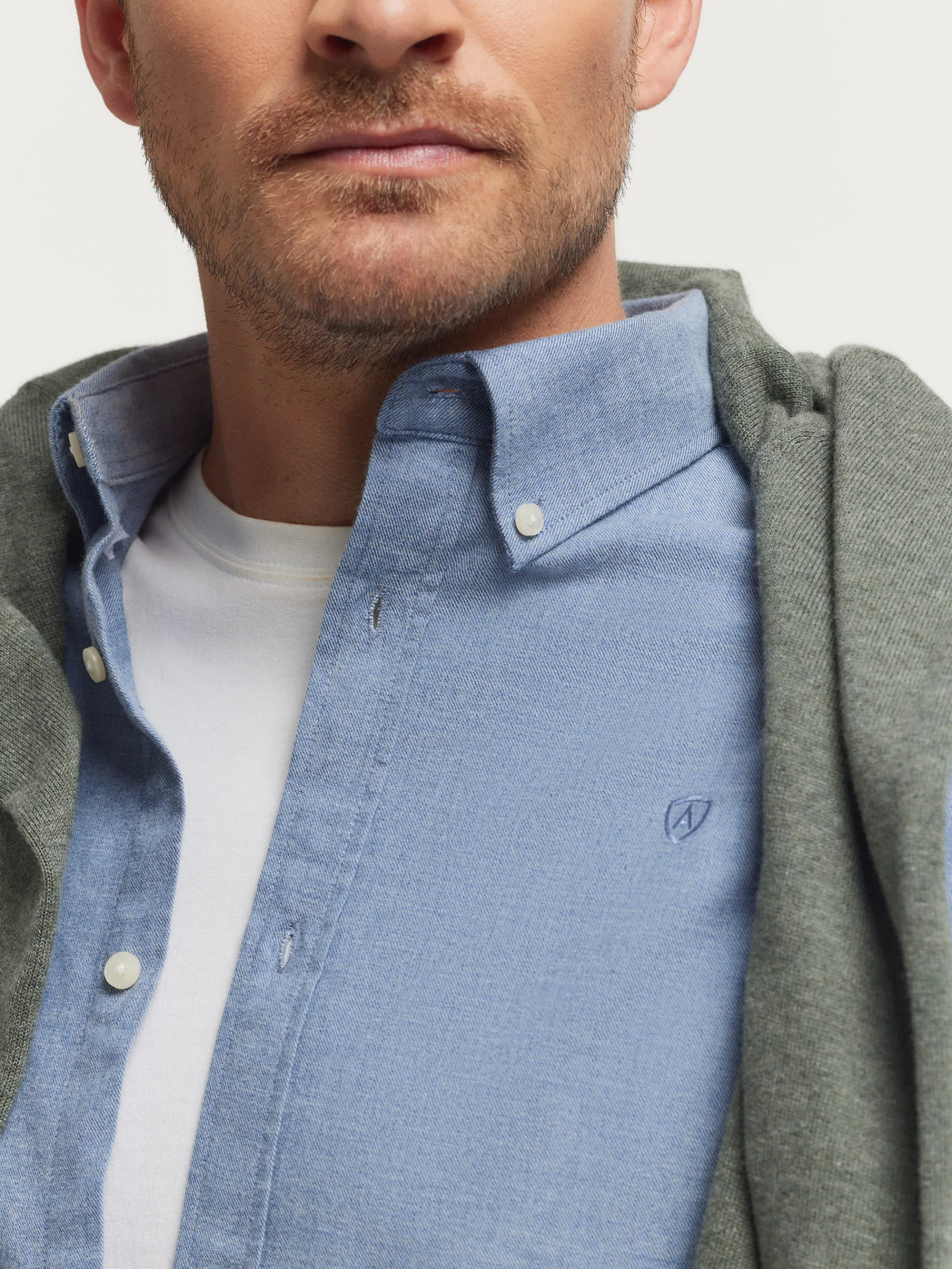 Hombre Alvaro Moreno CAMISA FLANNEL TWILL