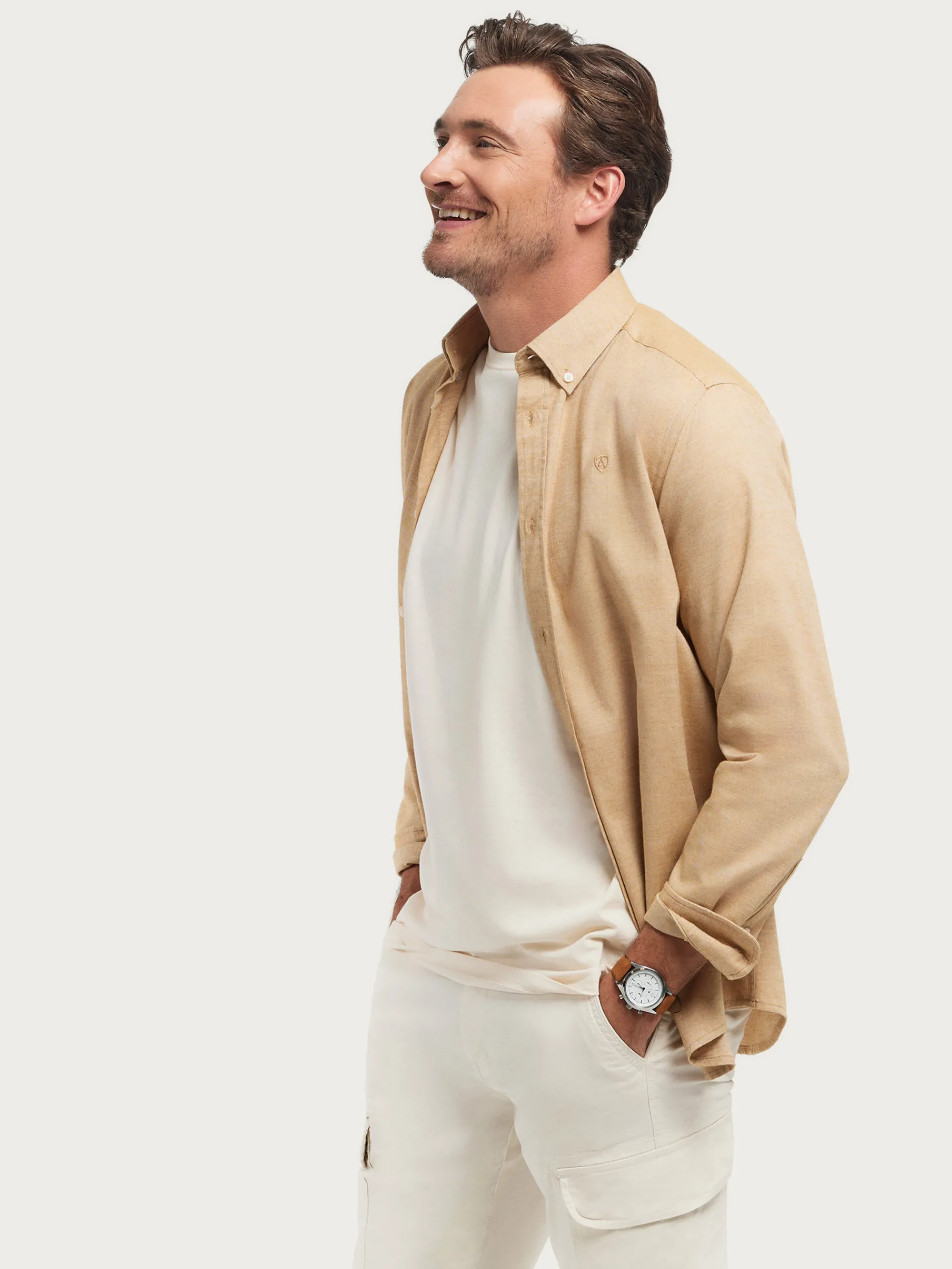 Hombre Alvaro Moreno CAMISA FLANNEL TWILL