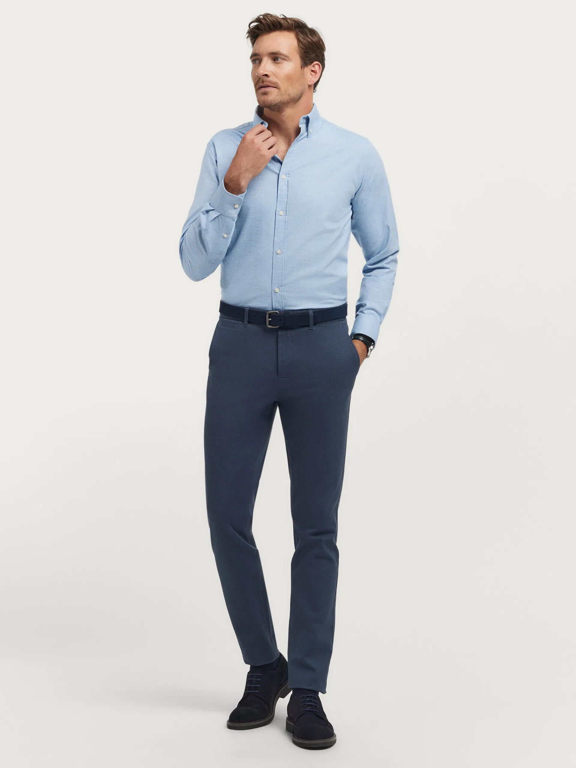 Hombre Alvaro Moreno CAMISA FLANNEL TWILL