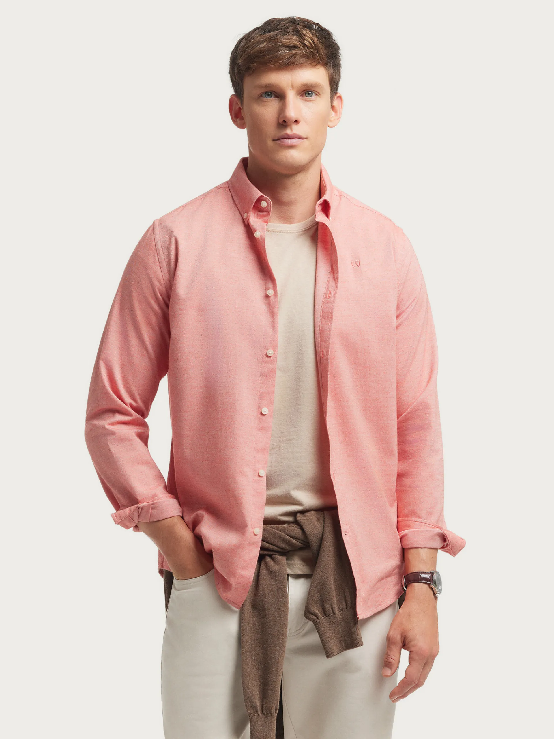 Hombre Alvaro Moreno CAMISA FLANNEL TWILL