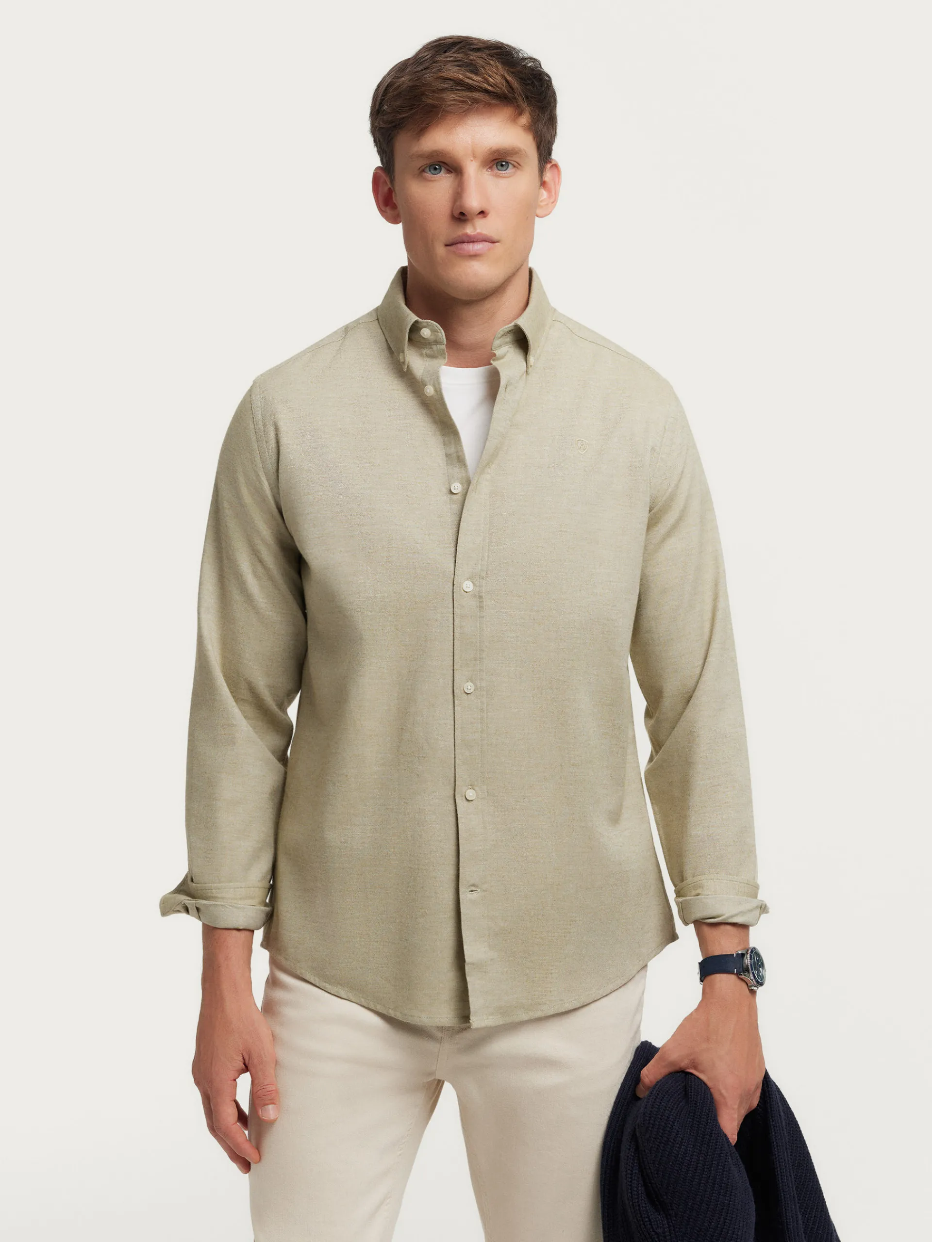 Hombre Alvaro Moreno CAMISA FLANNEL TWILL