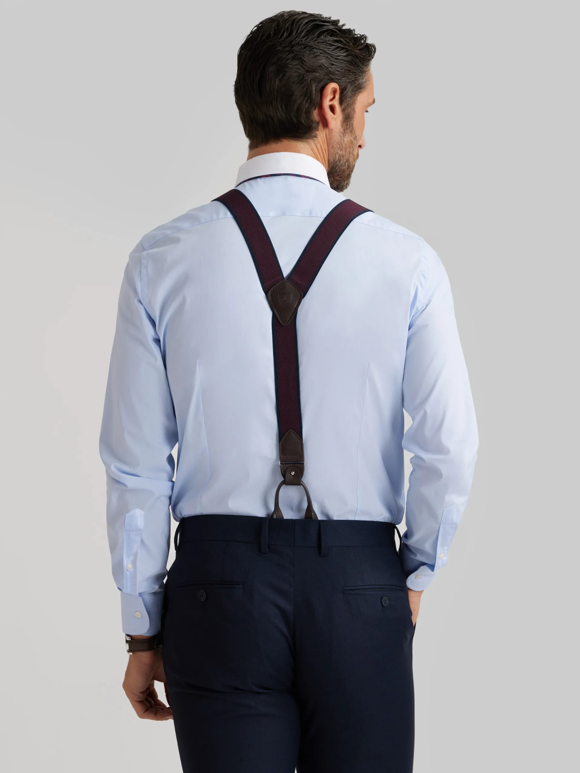 Hombre Alvaro Moreno CAMISA MIL RAYAS C. BLANCO
