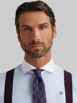 Hombre Alvaro Moreno CAMISA MIL RAYAS C. BLANCO