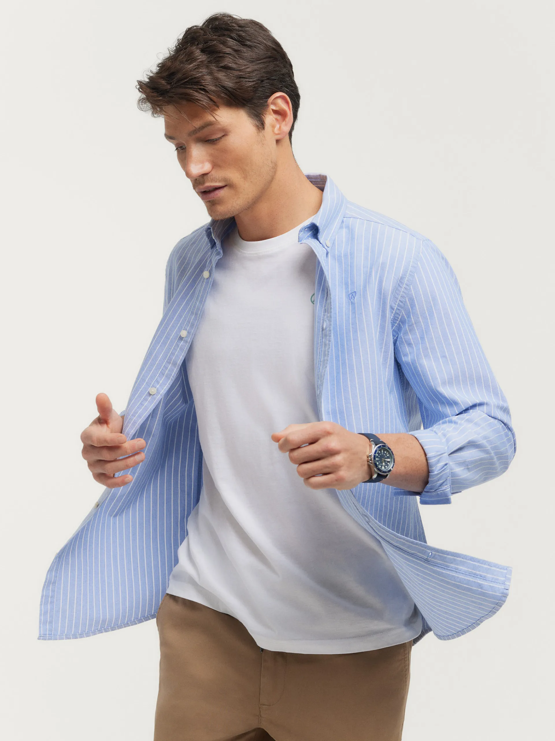 Hombre Alvaro Moreno CAMISA OXFORD CLUB