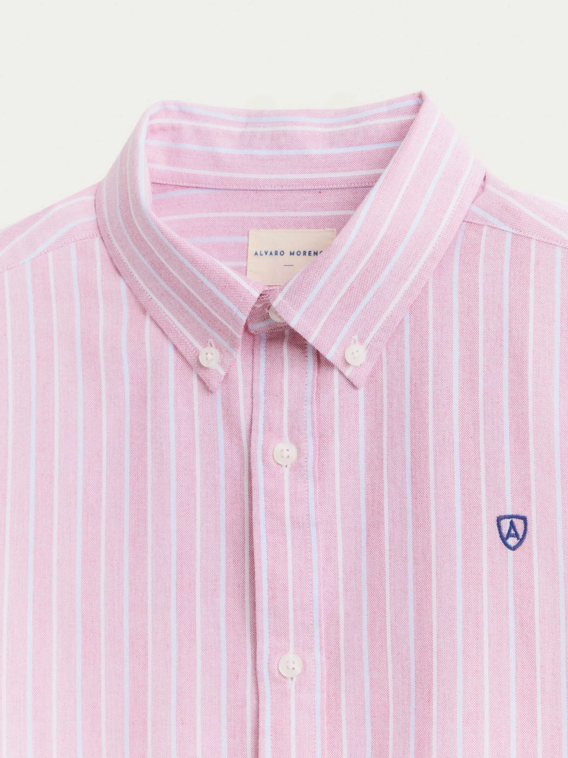 Hombre Alvaro Moreno CAMISA OXFORD FANCY STR