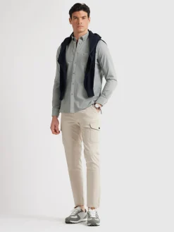 Hombre Alvaro Moreno CAMISA OXFORD POCKET DYE