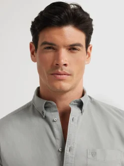 Hombre Alvaro Moreno CAMISA OXFORD POCKET DYE