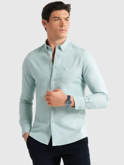 Hombre Alvaro Moreno CAMISA OXFORD POCKET DYE
