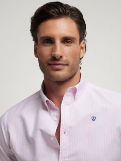 Hombre Alvaro Moreno CAMISA OXFORD RAYAS