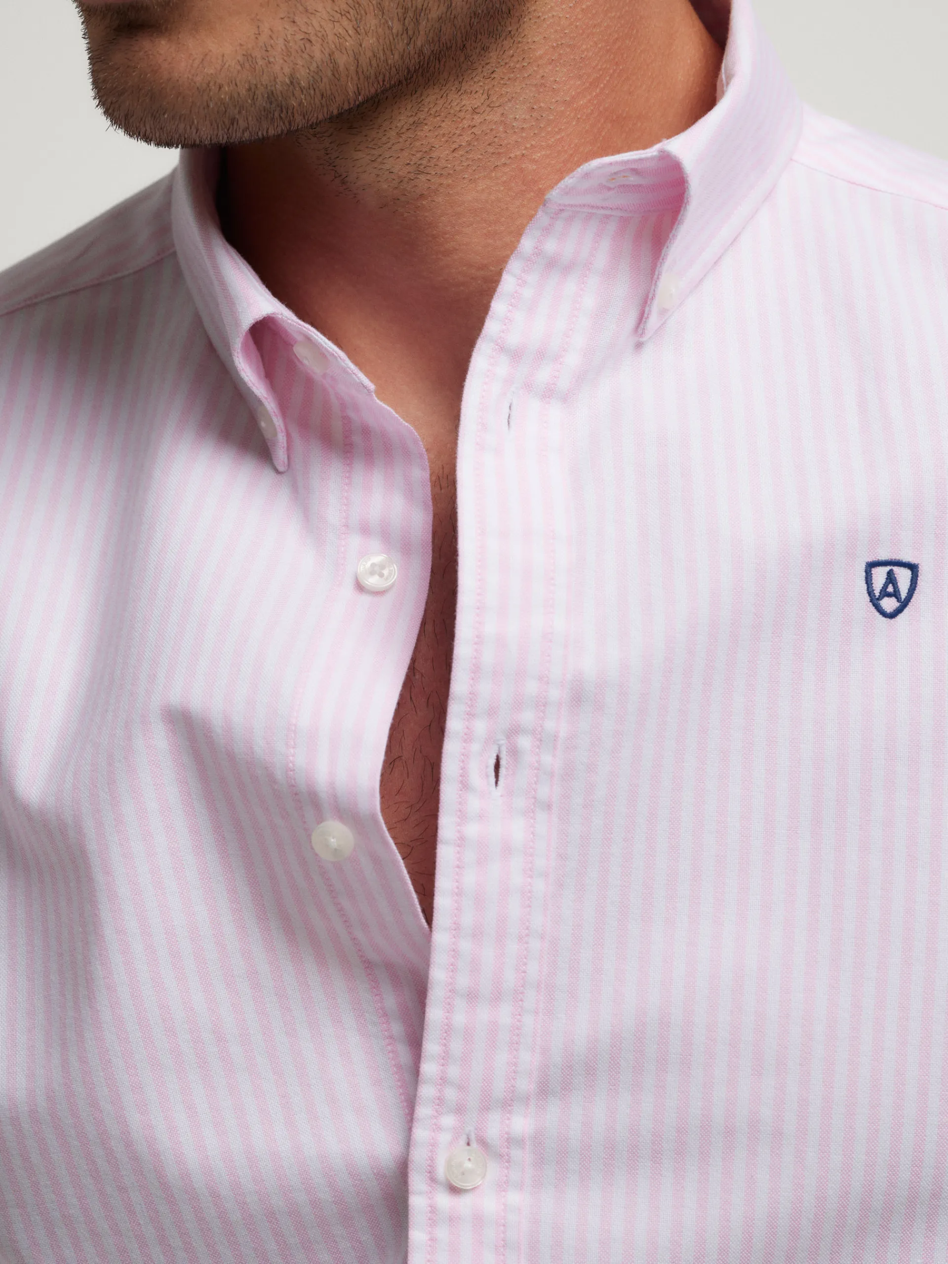 Hombre Alvaro Moreno CAMISA OXFORD RAYAS