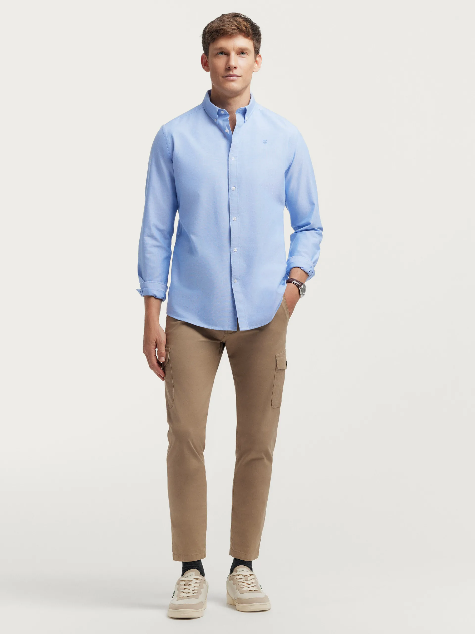 Hombre Alvaro Moreno CAMISA OXFORD SOLID