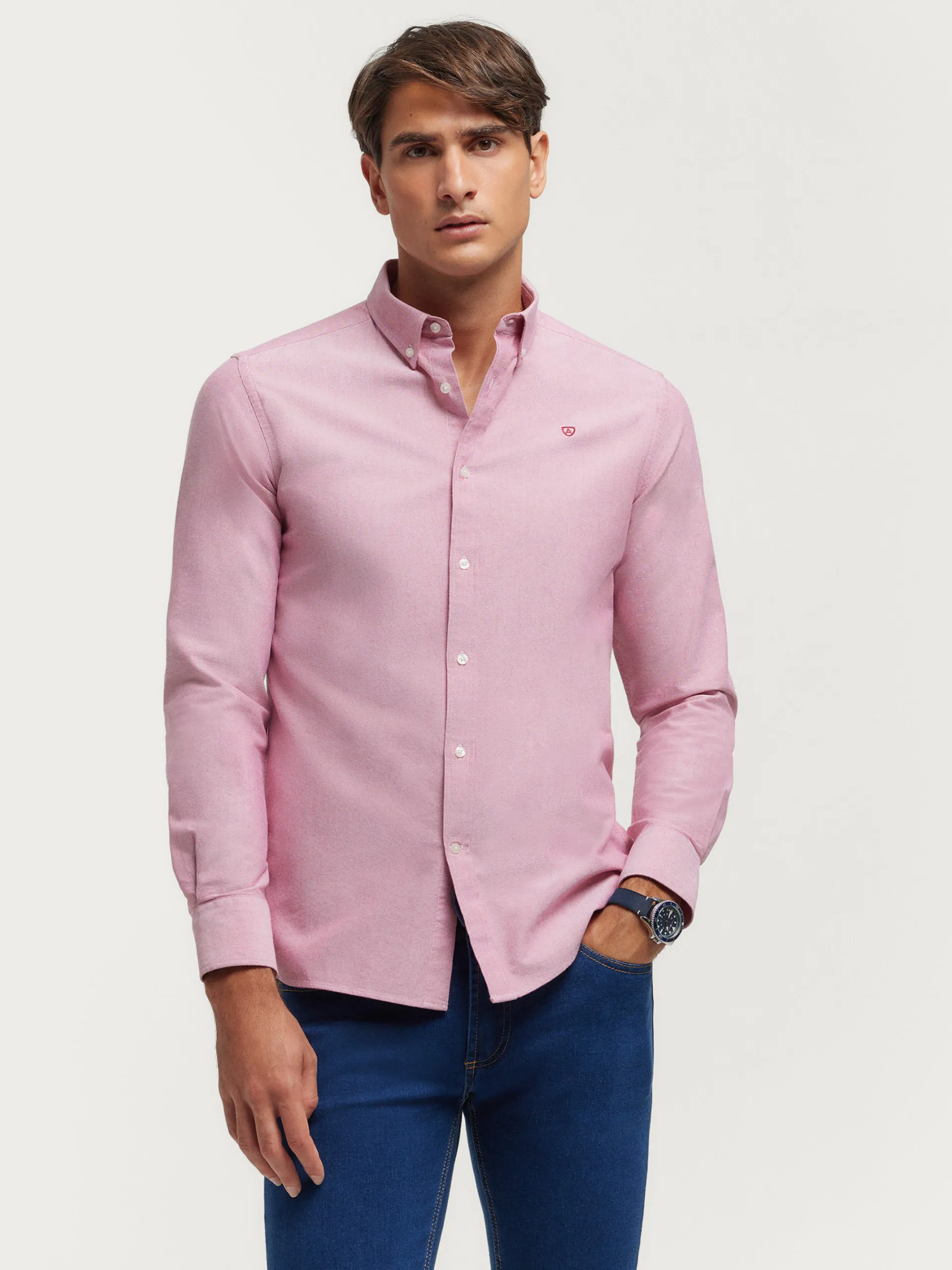 Hombre Alvaro Moreno CAMISA OXFORD SOLID