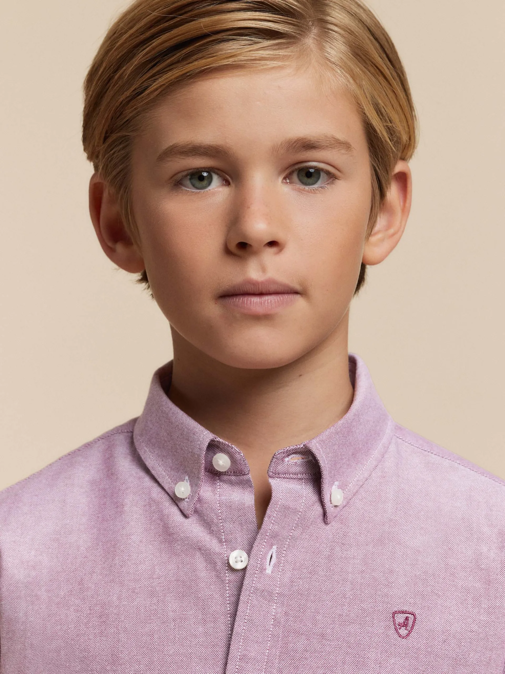 Alvaro Moreno CAMISA OXFORD SOLID KIDS