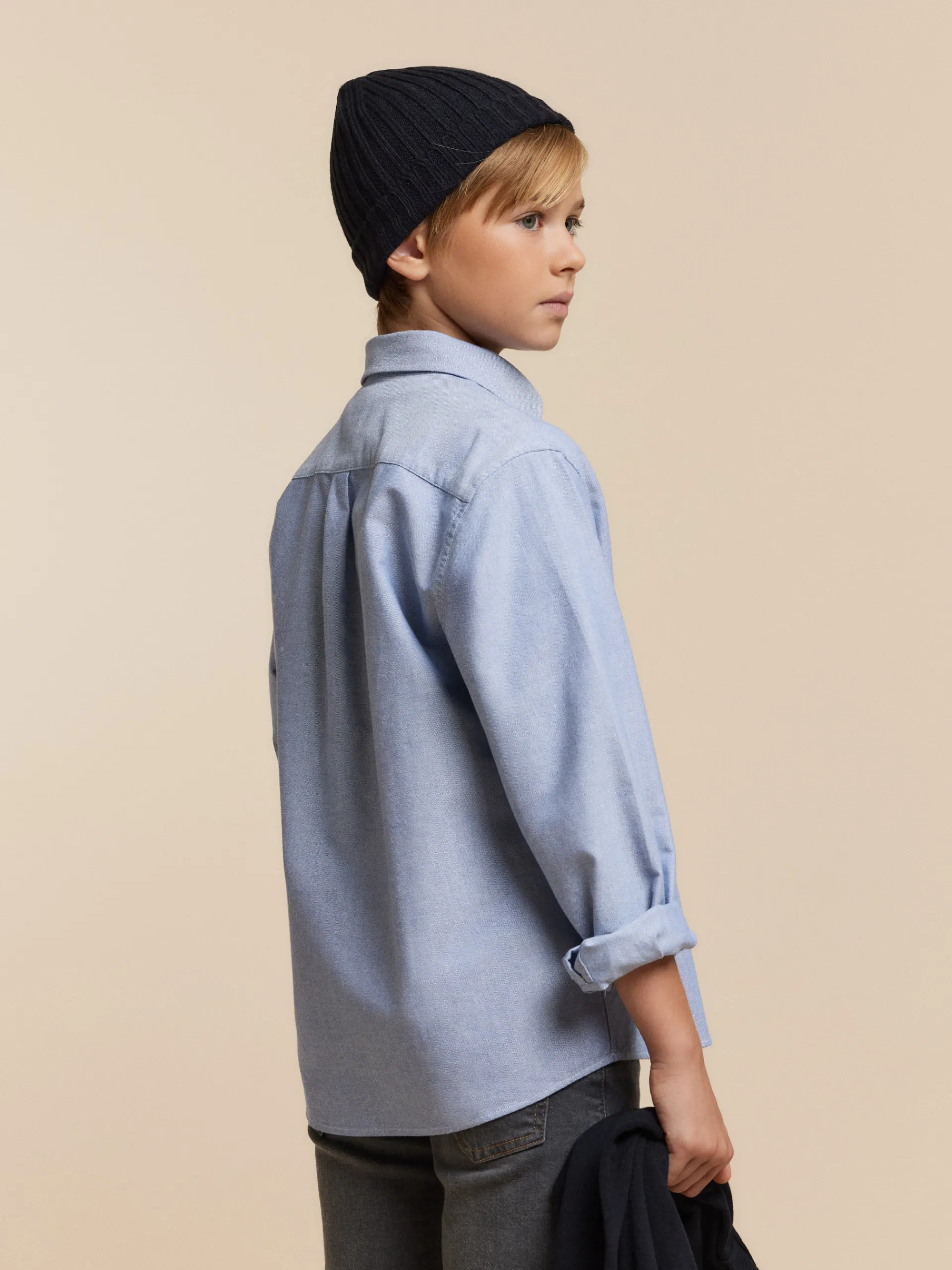 Alvaro Moreno CAMISA OXFORD SOLID KIDS