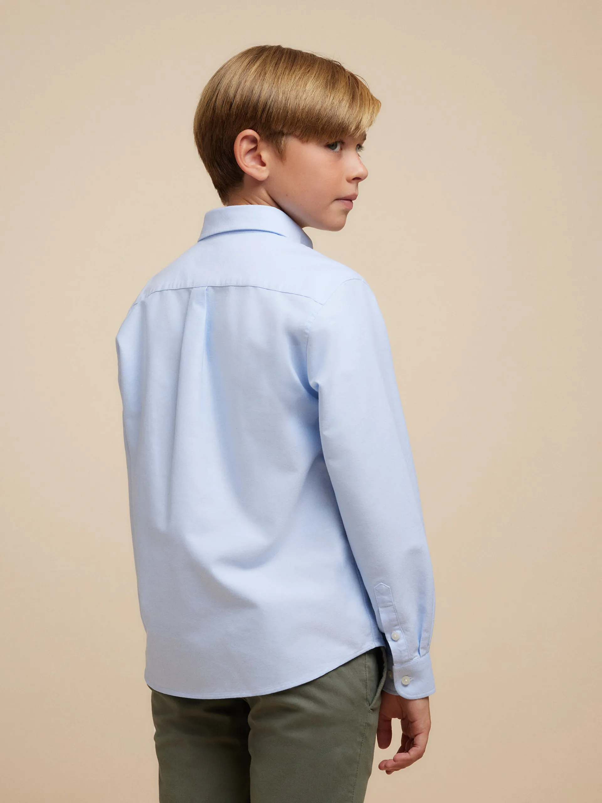 Alvaro Moreno CAMISA OXFORD SOLID KIDS