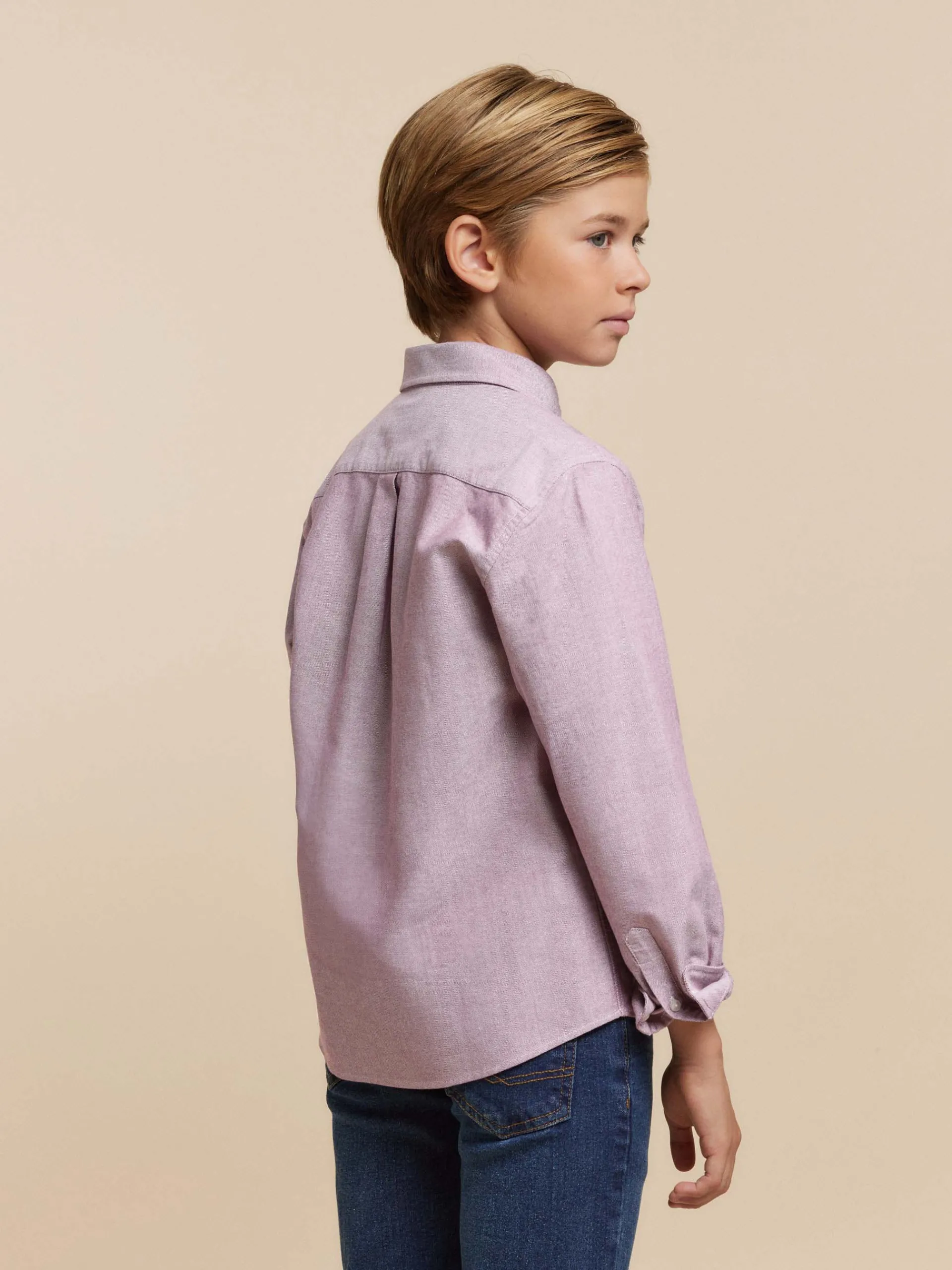 Alvaro Moreno CAMISA OXFORD SOLID KIDS