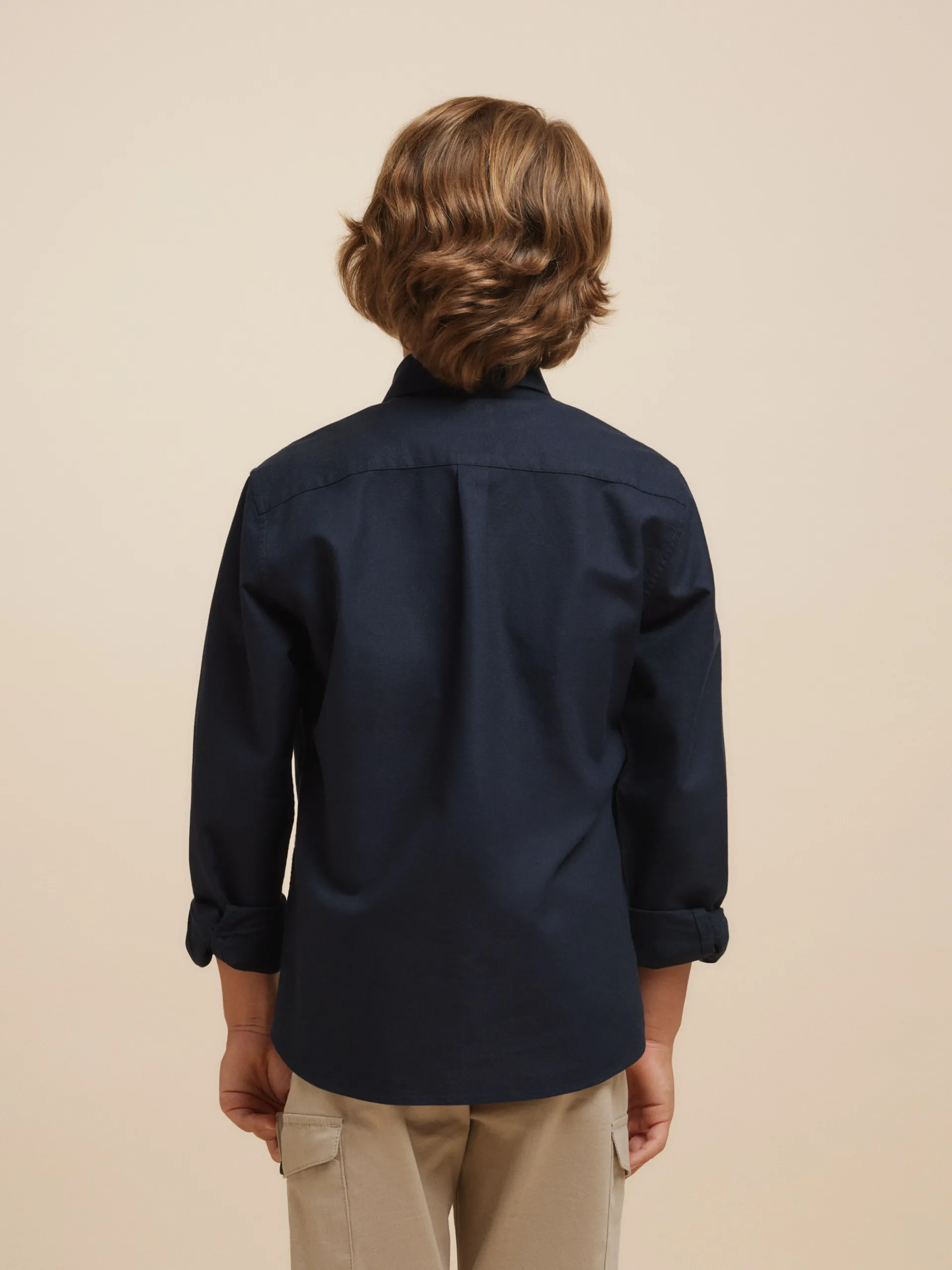 Alvaro Moreno CAMISA OXFORD SOLID KIDS