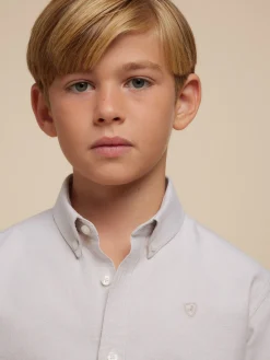 Alvaro Moreno CAMISA OXFORD SOLID KIDS