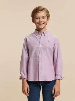 Alvaro Moreno CAMISA OXFORD SOLID KIDS