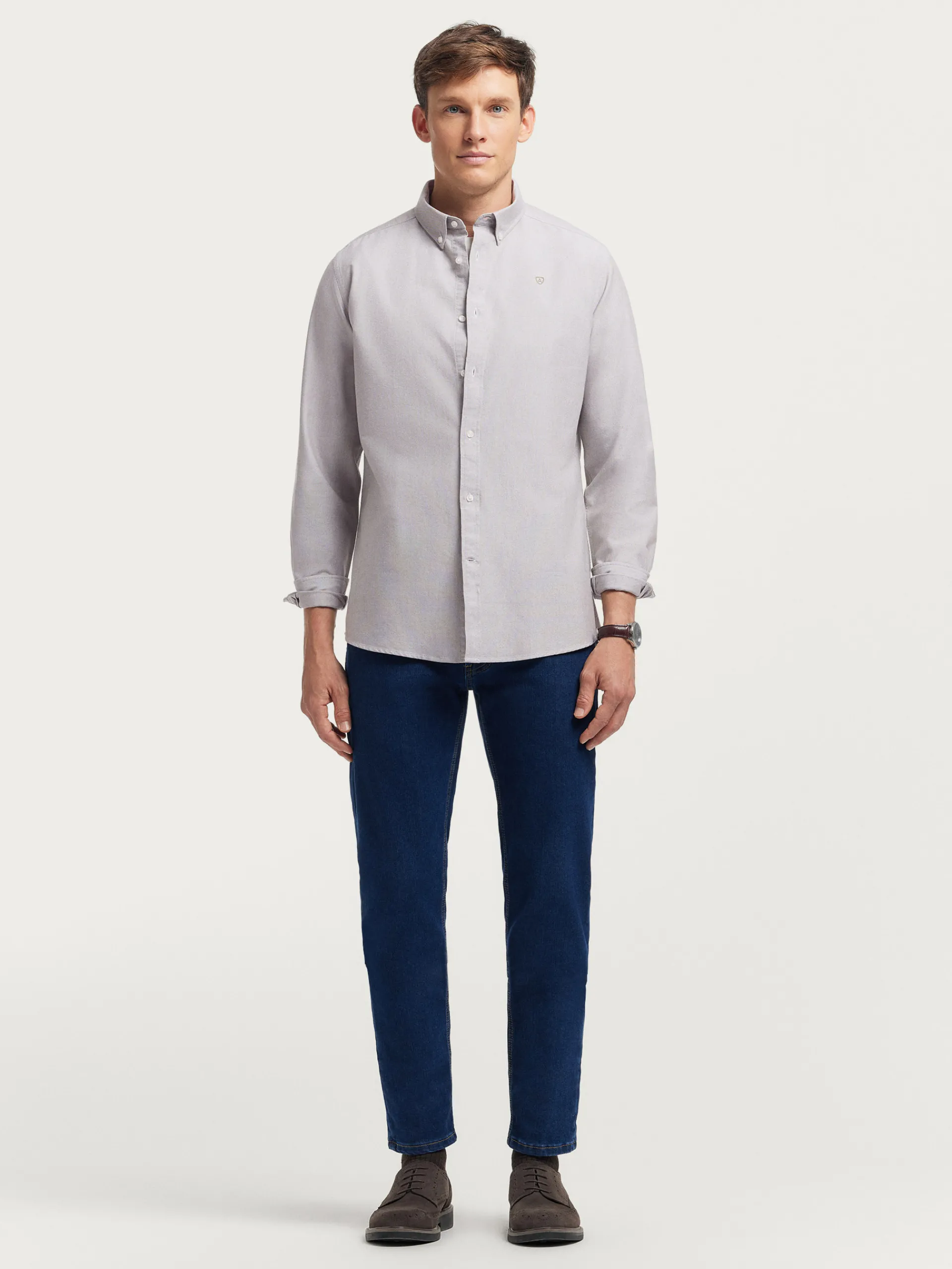 Hombre Alvaro Moreno CAMISA OXFORD SOLID