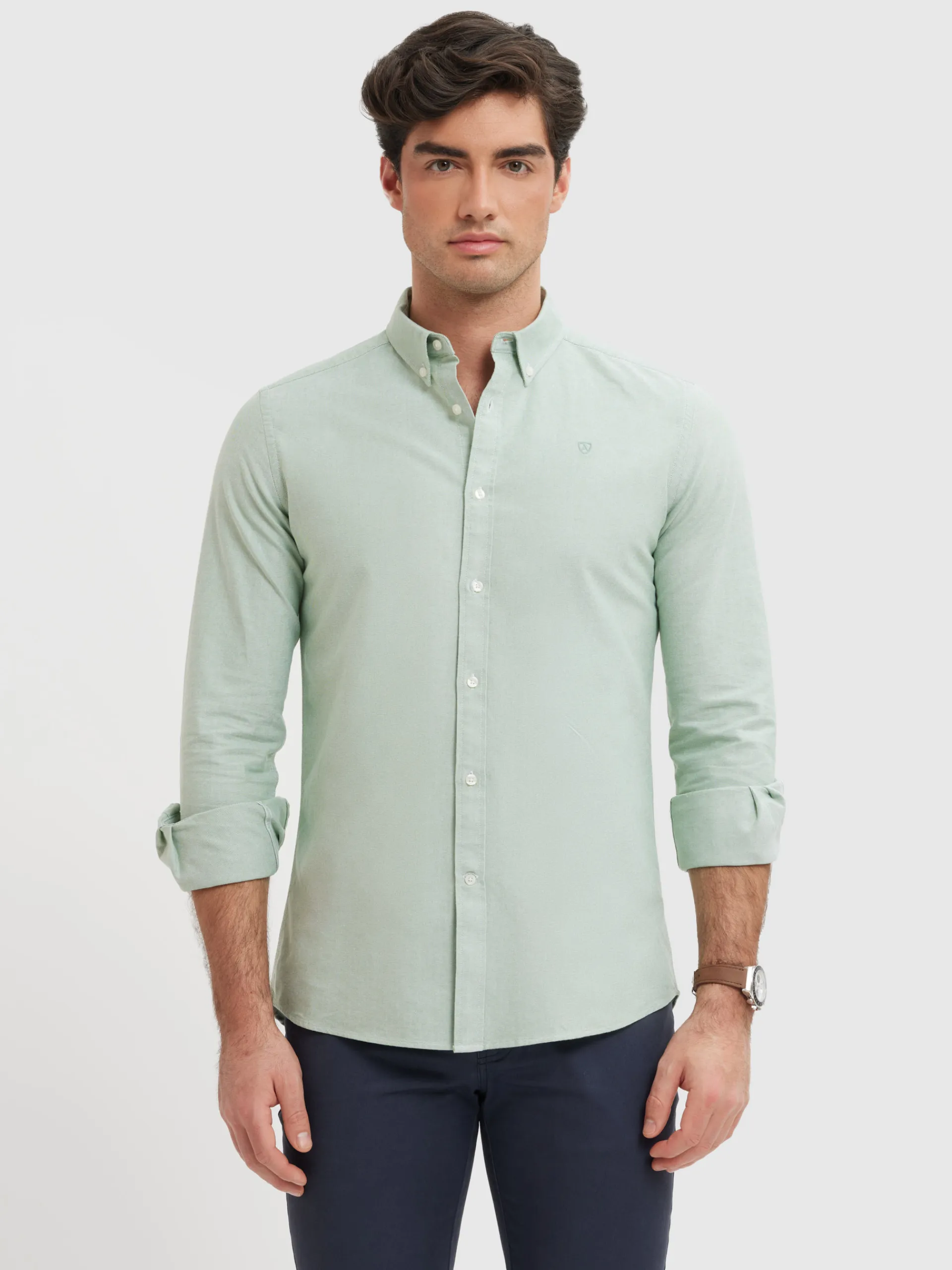 Hombre Alvaro Moreno CAMISA OXFORD SOLID