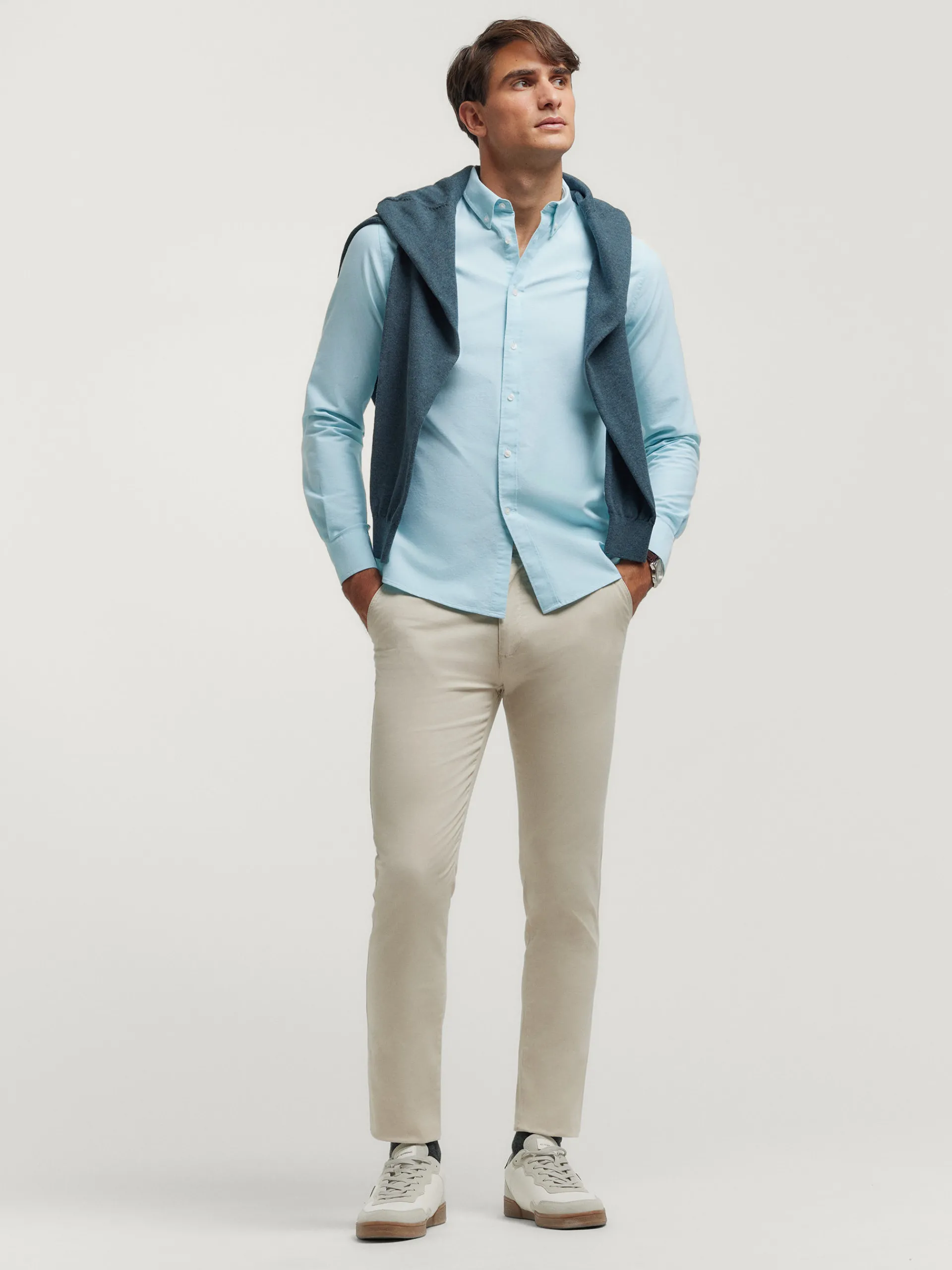 Hombre Alvaro Moreno CAMISA OXFORD SOLID