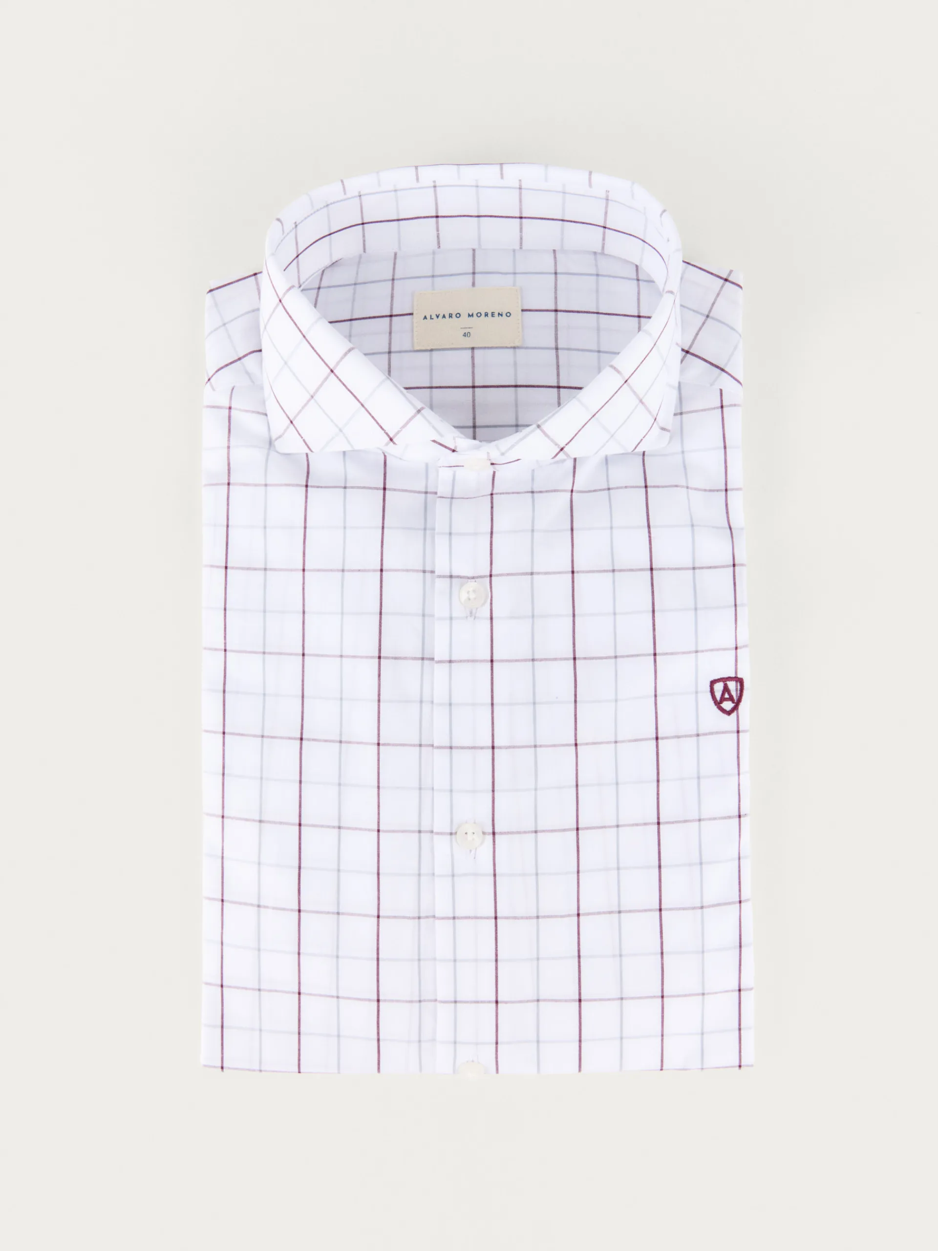 Hombre Alvaro Moreno CAMISA POPELIN CUADROS