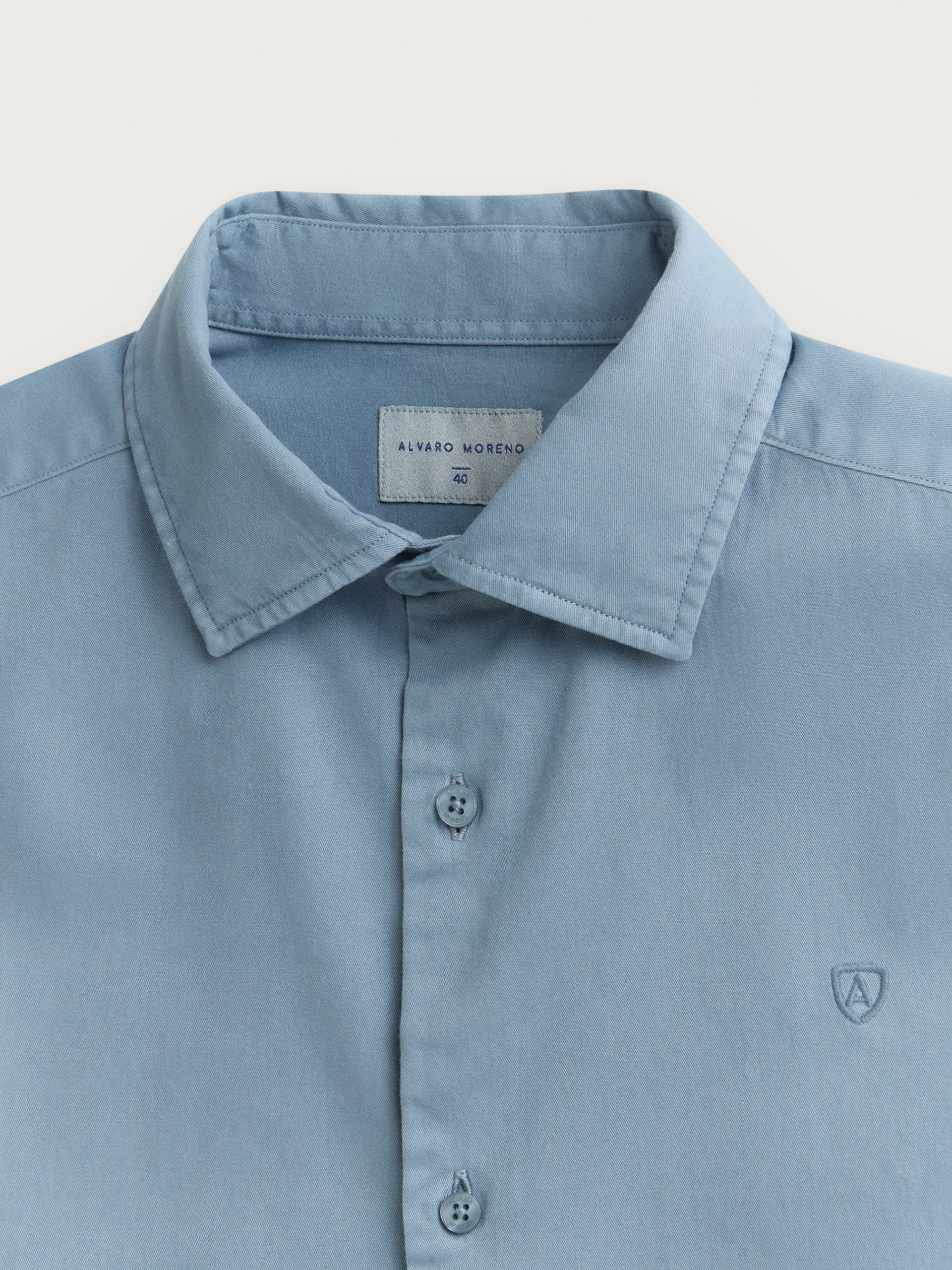 Hombre Alvaro Moreno CAMISA TWILL DYE