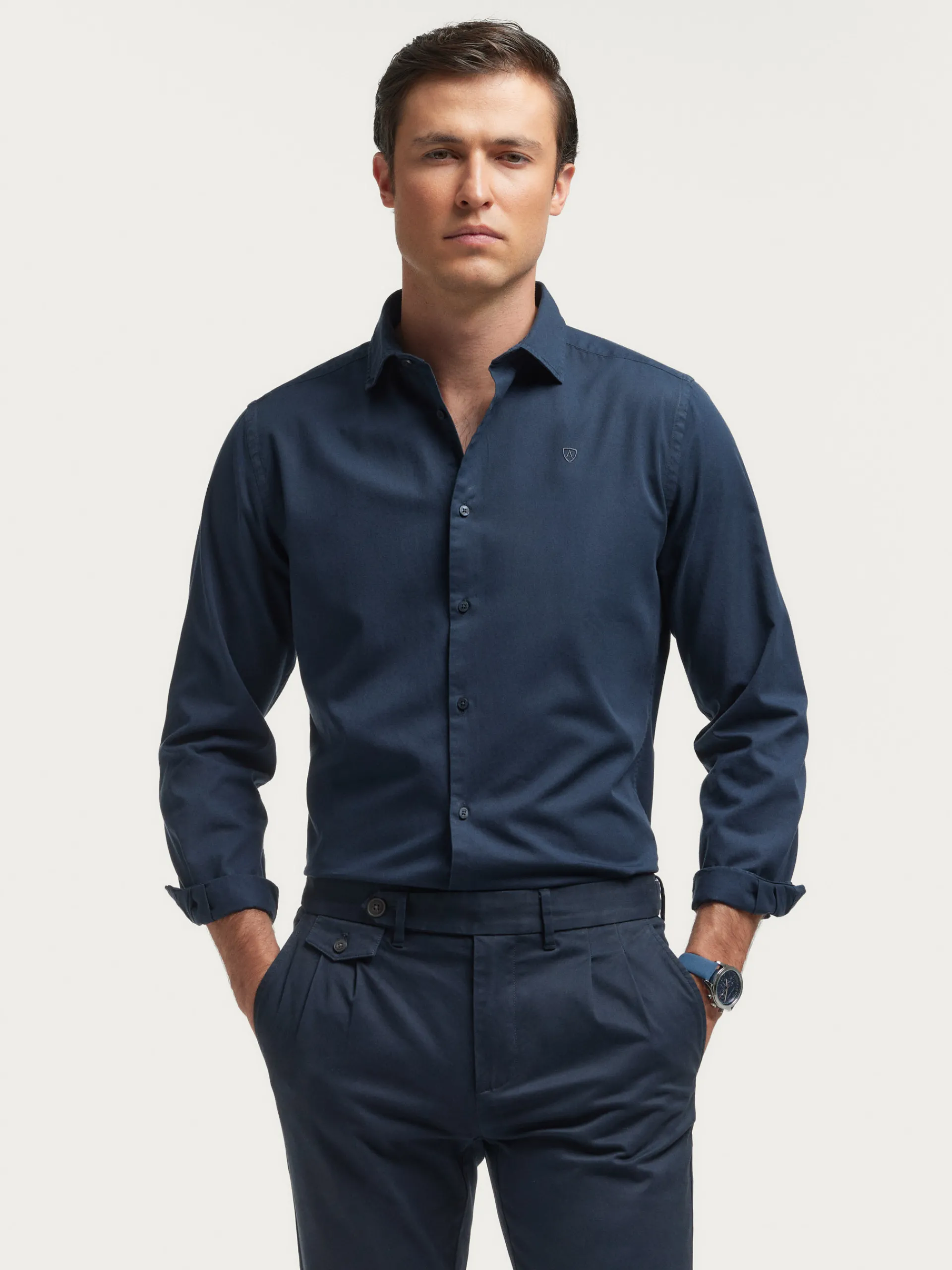 Hombre Alvaro Moreno CAMISA TWILL DYE