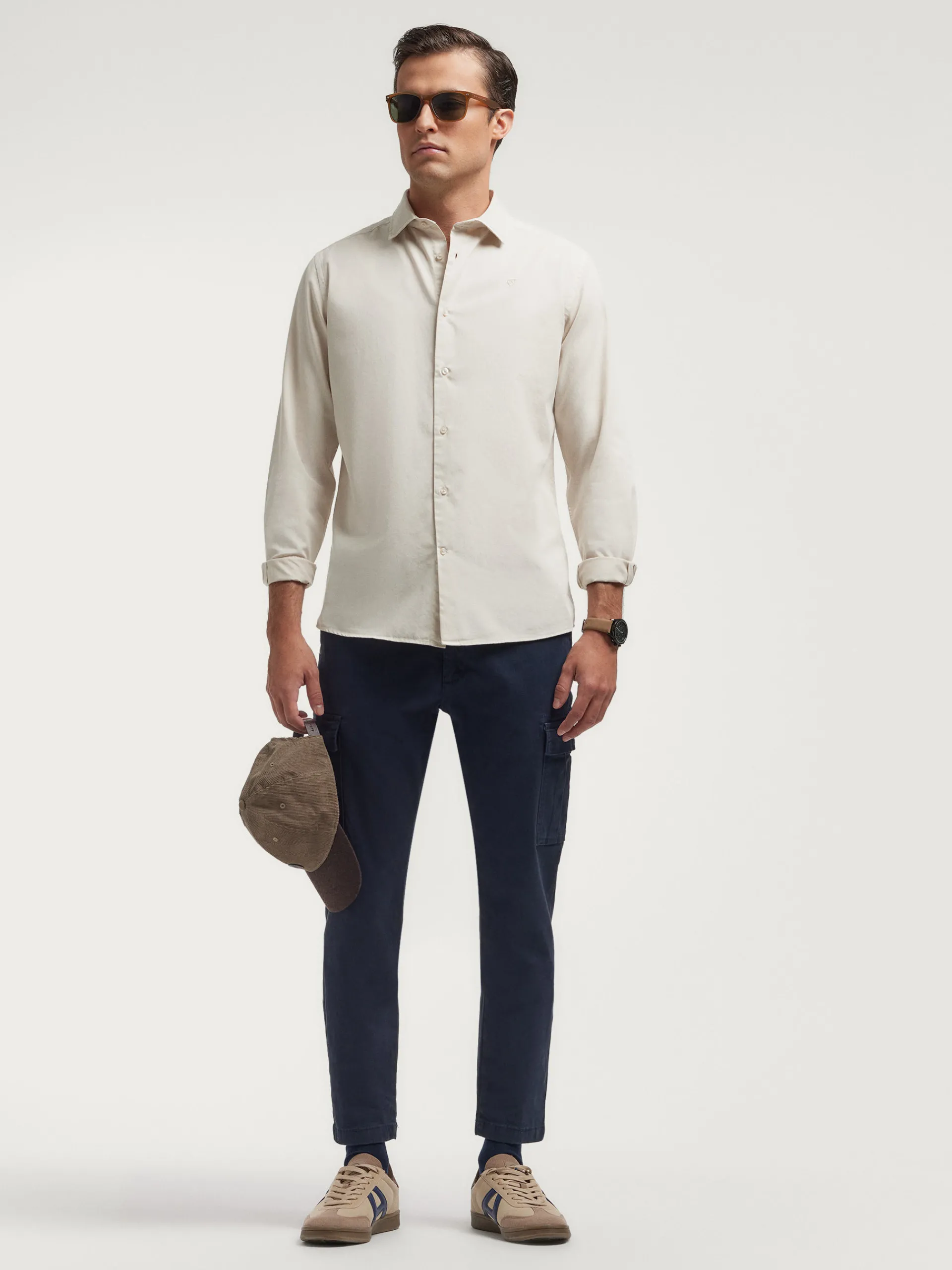 Hombre Alvaro Moreno CAMISA TWILL DYE