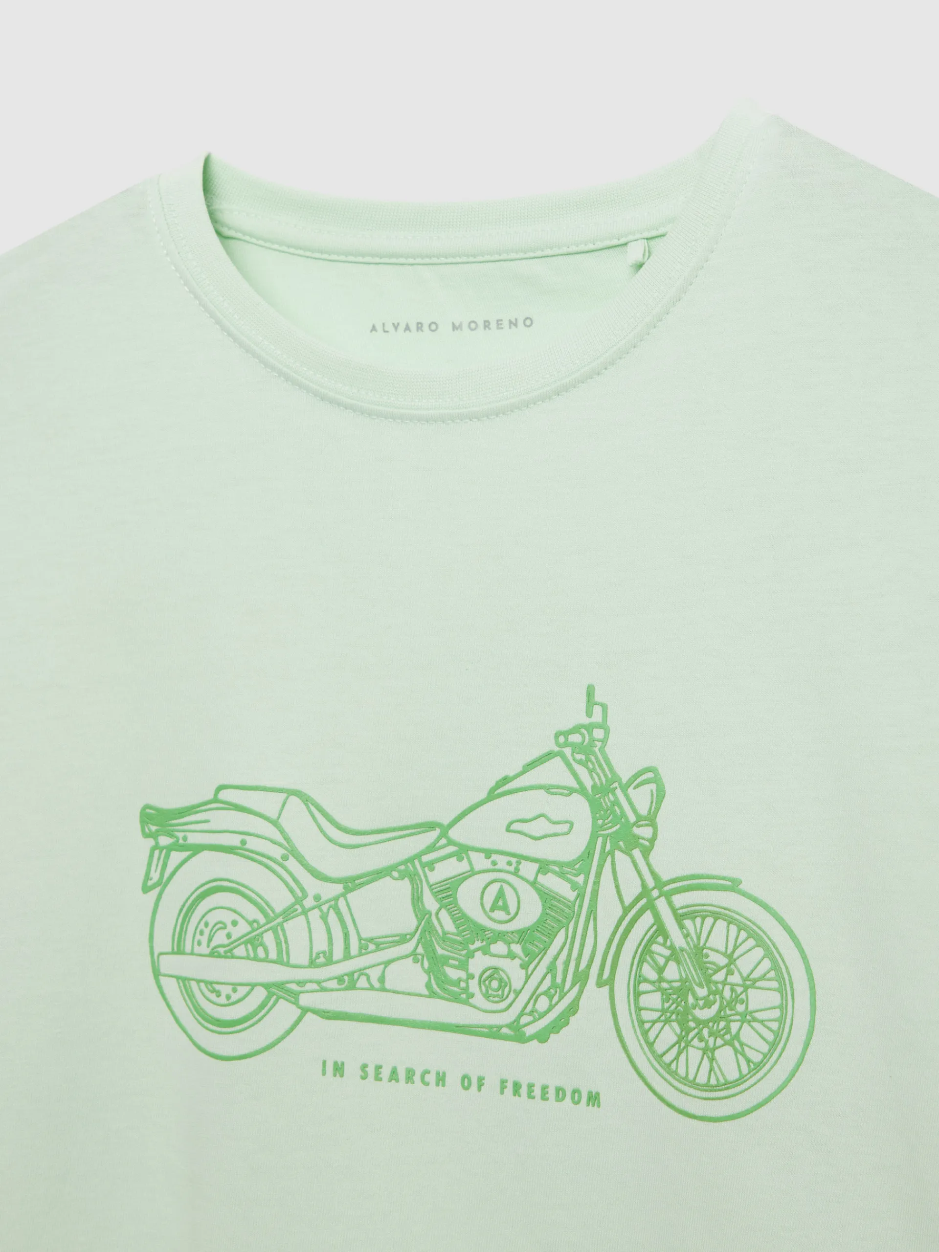 Hombre Alvaro Moreno CAMISETA MOTORCYCLE