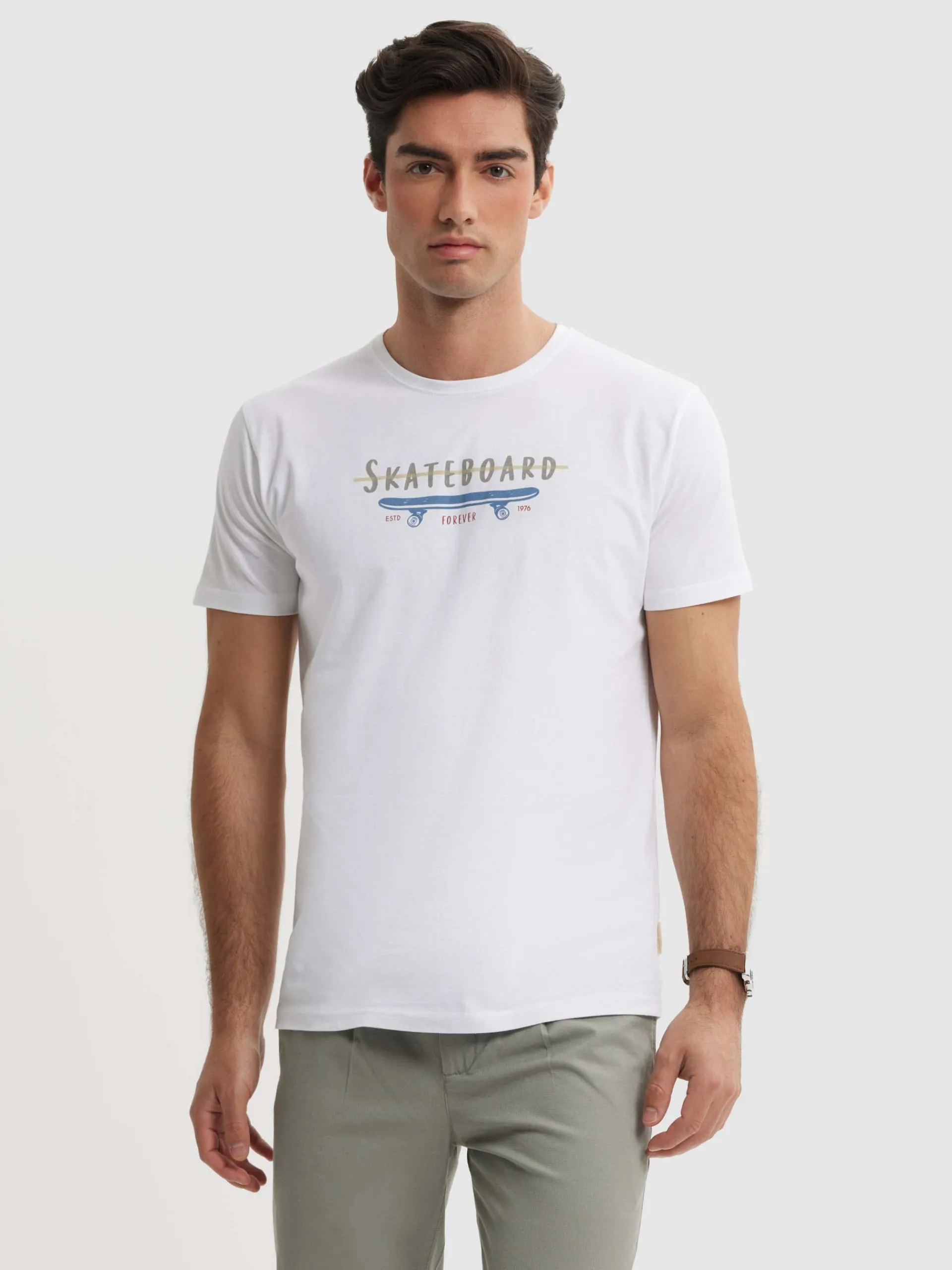 Hombre Alvaro Moreno CAMISETA SKATEBOARD