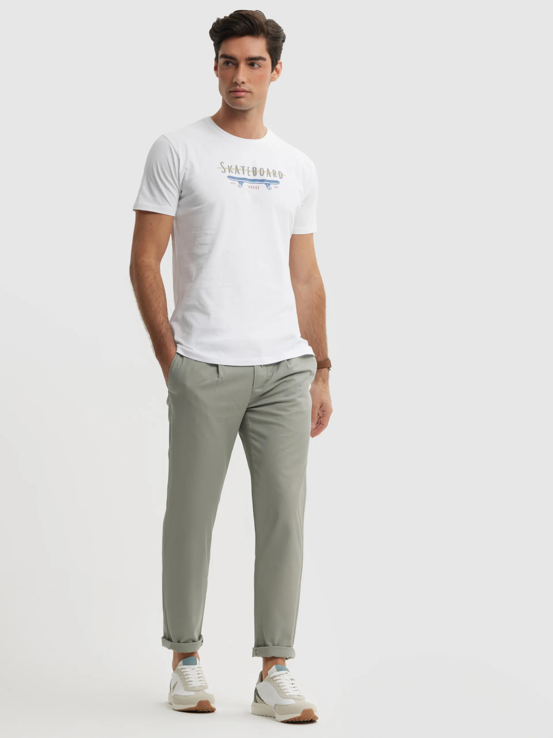Hombre Alvaro Moreno CAMISETA SKATEBOARD