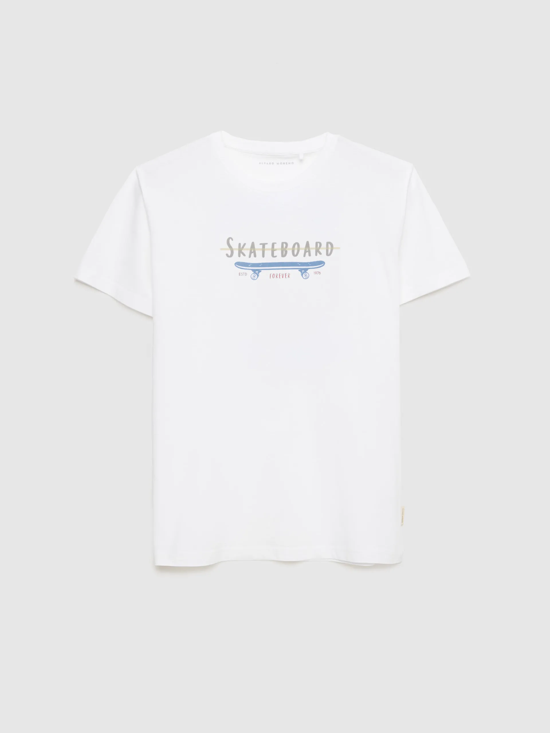 Hombre Alvaro Moreno CAMISETA SKATEBOARD