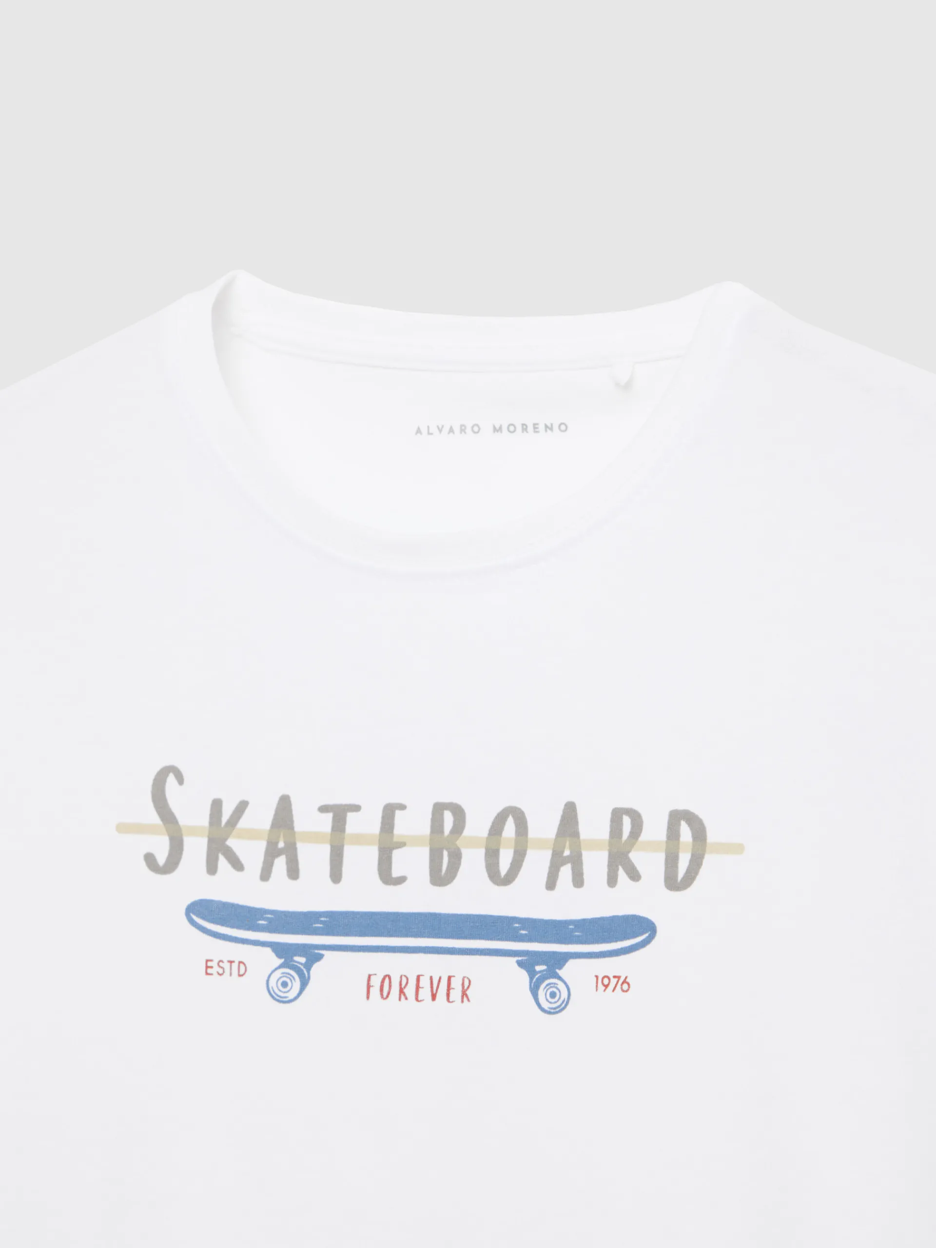 Hombre Alvaro Moreno CAMISETA SKATEBOARD