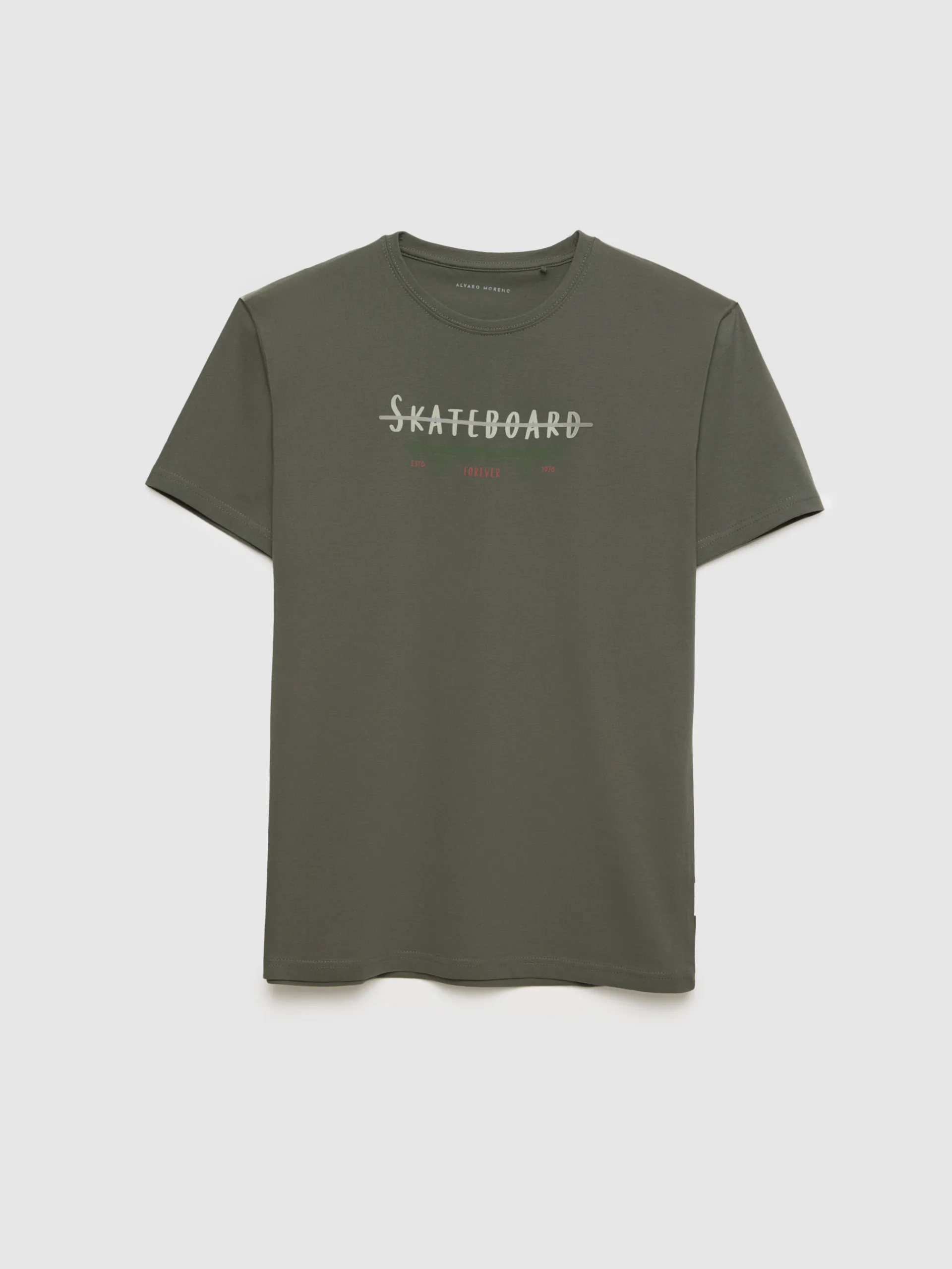 Hombre Alvaro Moreno CAMISETA SKATEBOARD