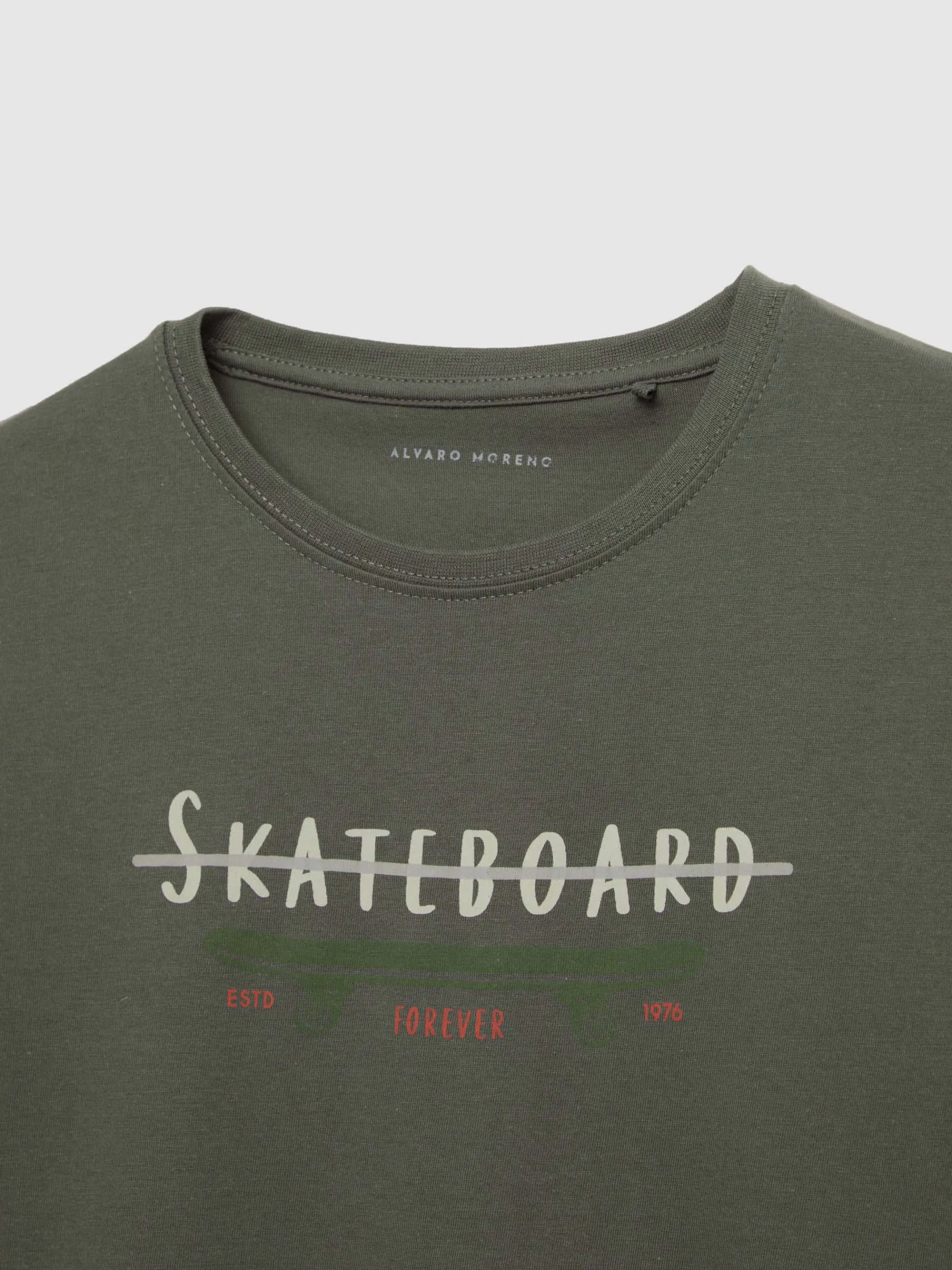 Hombre Alvaro Moreno CAMISETA SKATEBOARD