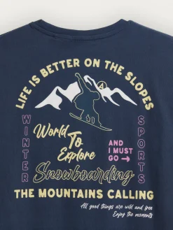 Hombre Alvaro Moreno CAMISETA SNOW