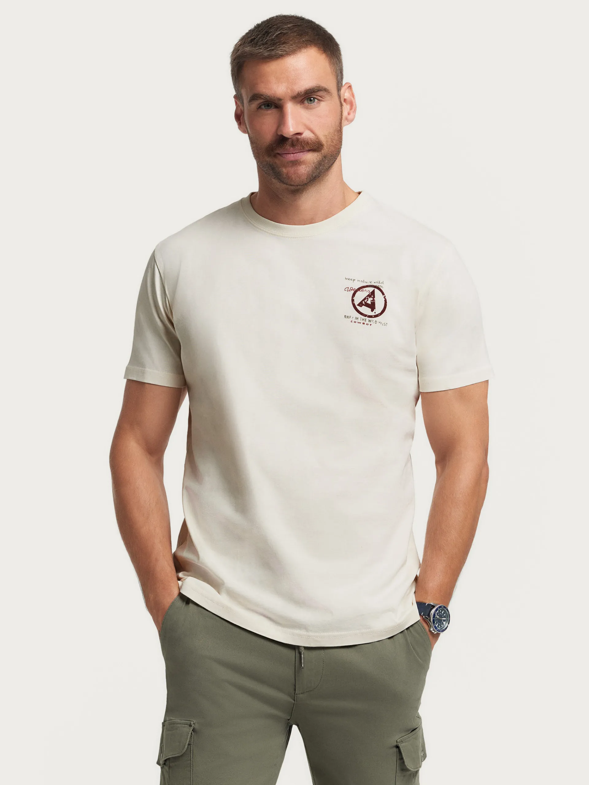 Hombre Alvaro Moreno CAMISETA WESTERN