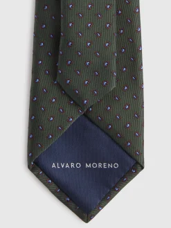 Hombre Alvaro Moreno CORBATA JACQUARD MF VERDE