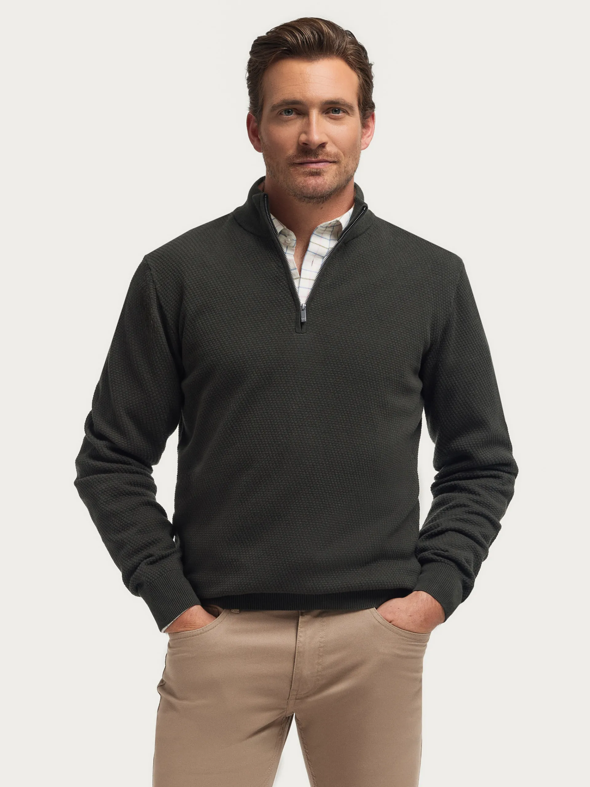 Hombre Alvaro Moreno JERSEY CREMALLERA