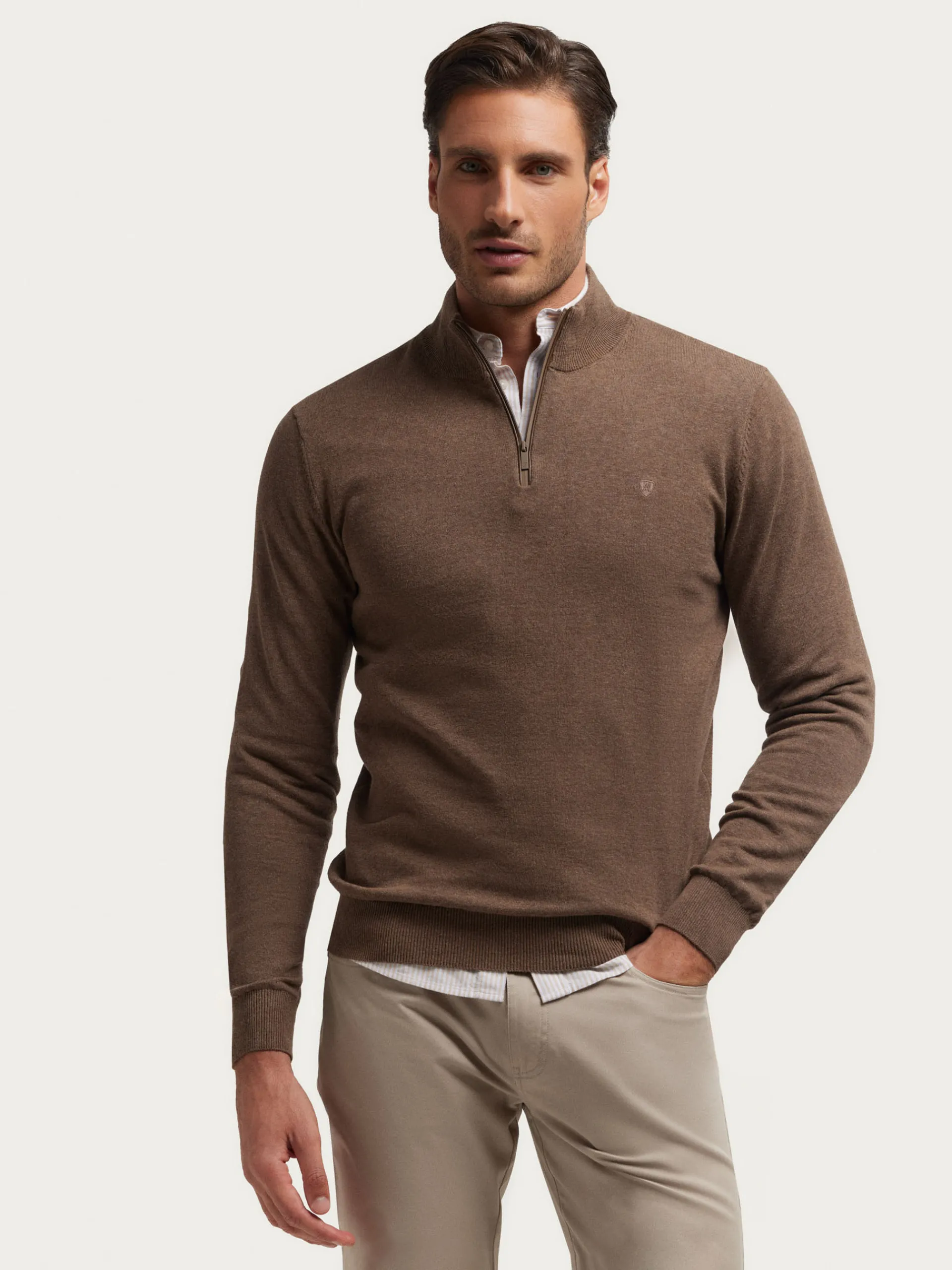 Hombre Alvaro Moreno JERSEY LORENZO MARRÓN